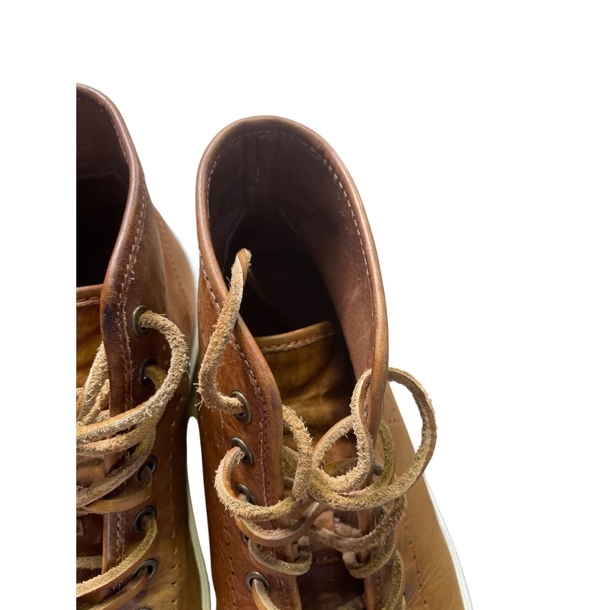 Frye Frye Mens Brown Leather High Top Sneakers Shoes Size 9.5 SKU Size US 9.5 / EU 42-43 - 13 Thumbnail