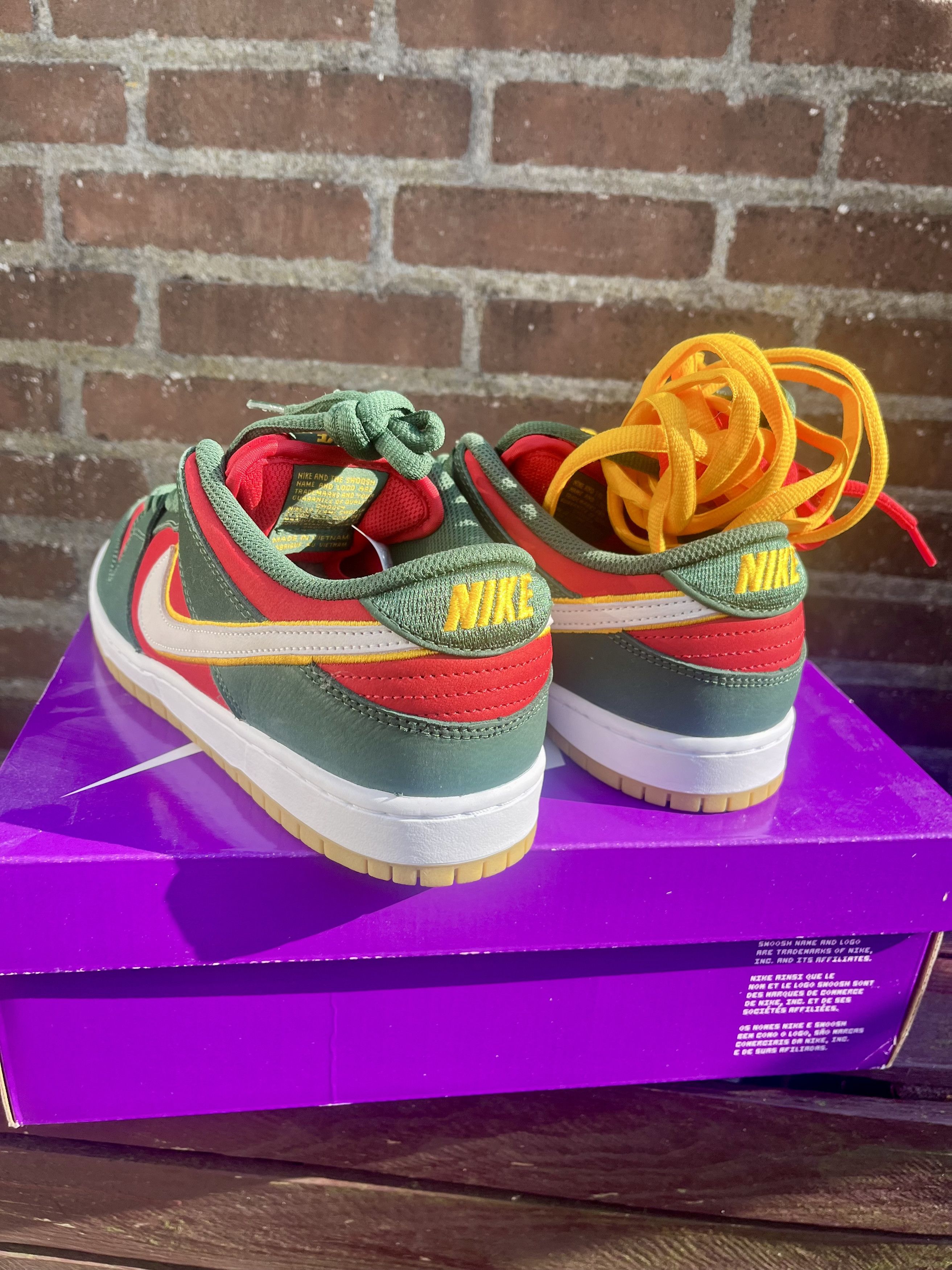 Nike SB Dunk sb low pro prm Seattle Supersonics 9.5 43 Size US 9.5 / EU 42-43 - 6 Thumbnail