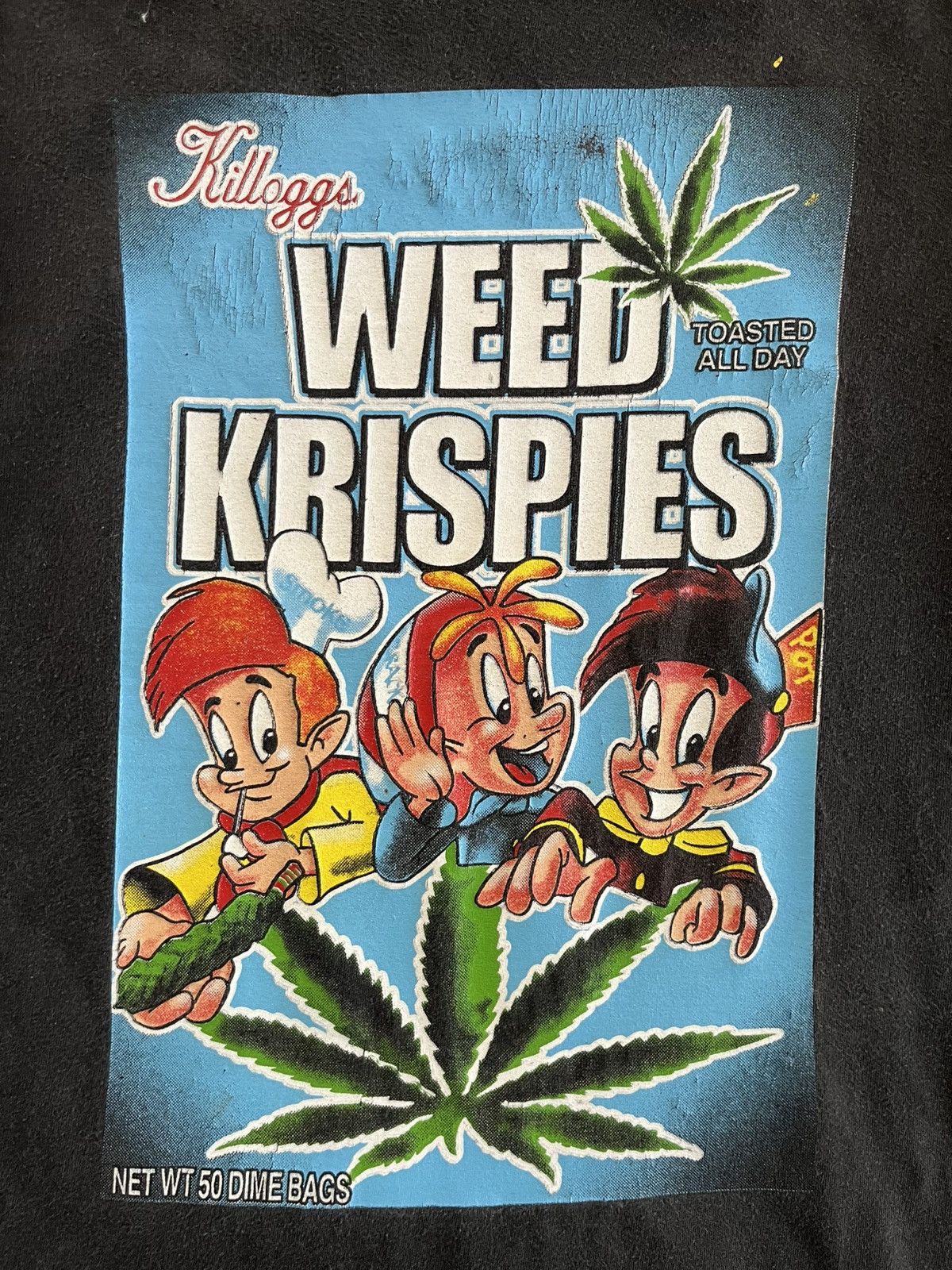 Vintage Vintage Weed Krispies Parody Tee Size US S / EU 44-46 / 1 - 4 Thumbnail