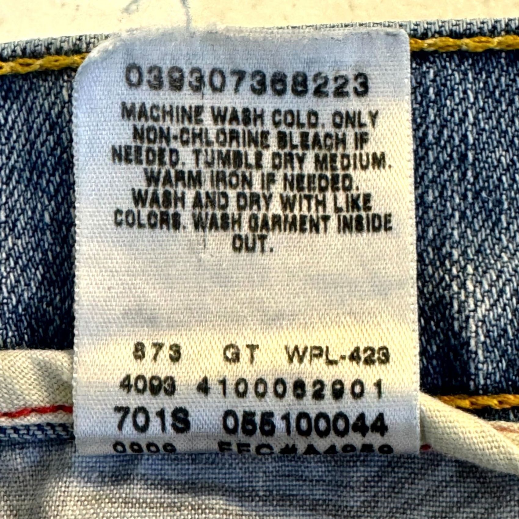 Levi's Levi’s 510 Jeans 32 x 30 Blue Denim Stretch Mid-Rise Super Skinny Leg Men Size US 32 / EU 48 - 6 Thumbnail