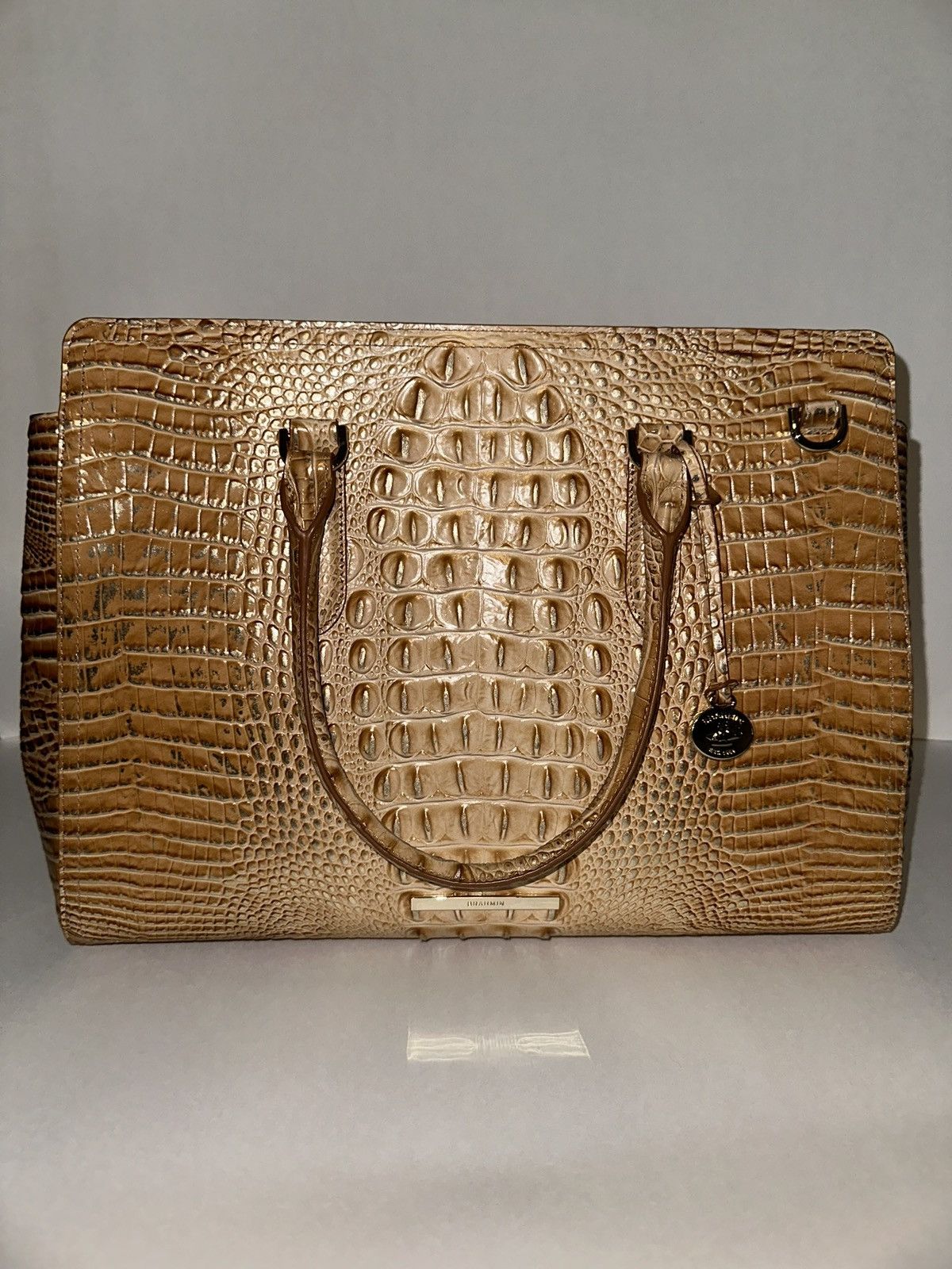 BRAHMIN BRAHMIN Finley Carryall NEW Business Honey Brown Melbourne Size ONE SIZE - 2 Thumbnail