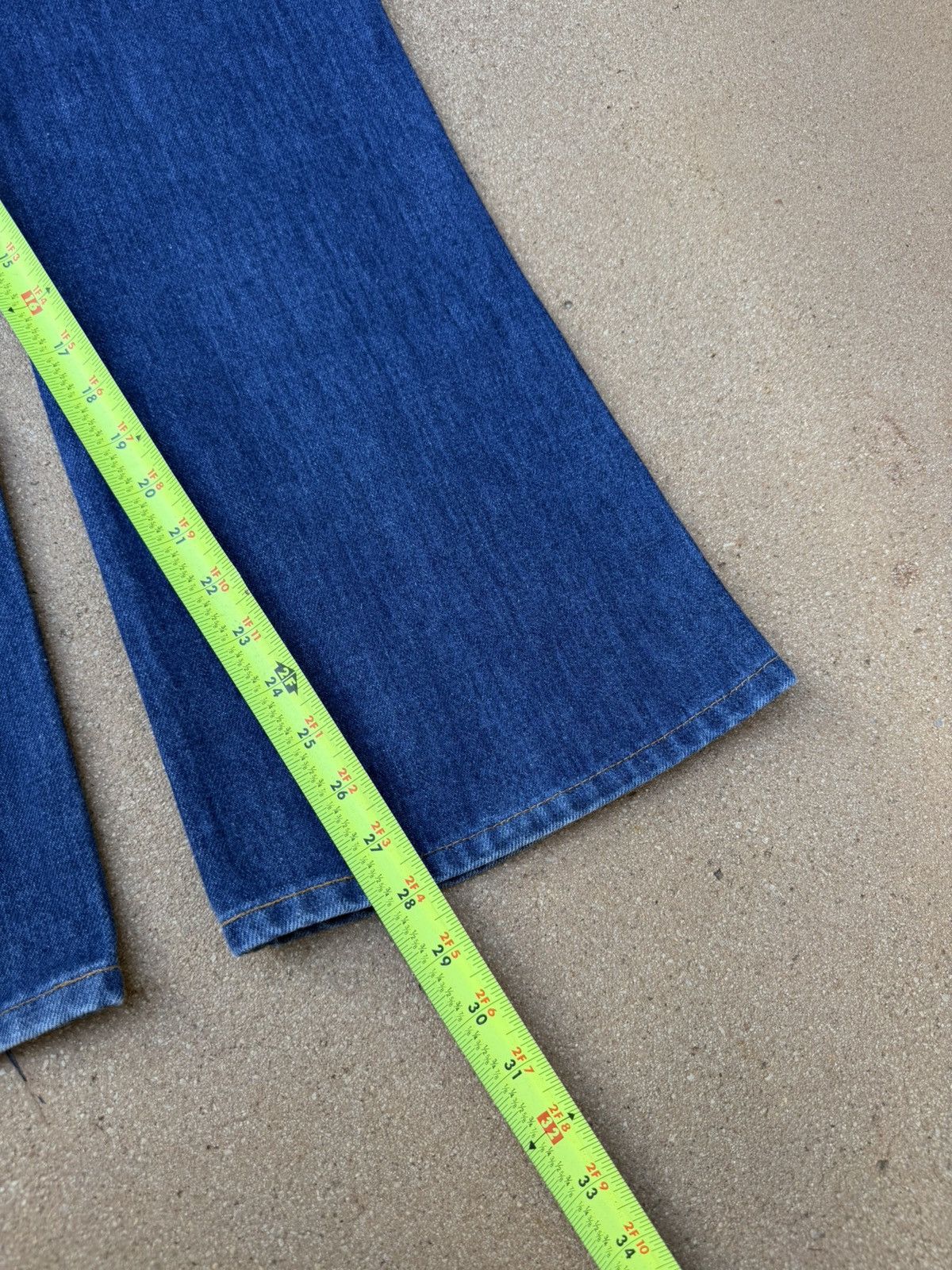 Levi's Vtg 70’s Levi’s 646 Orange Tab Bellbottom Flare Jeans 34x28 Size US 34 / EU 50 - 10 Thumbnail