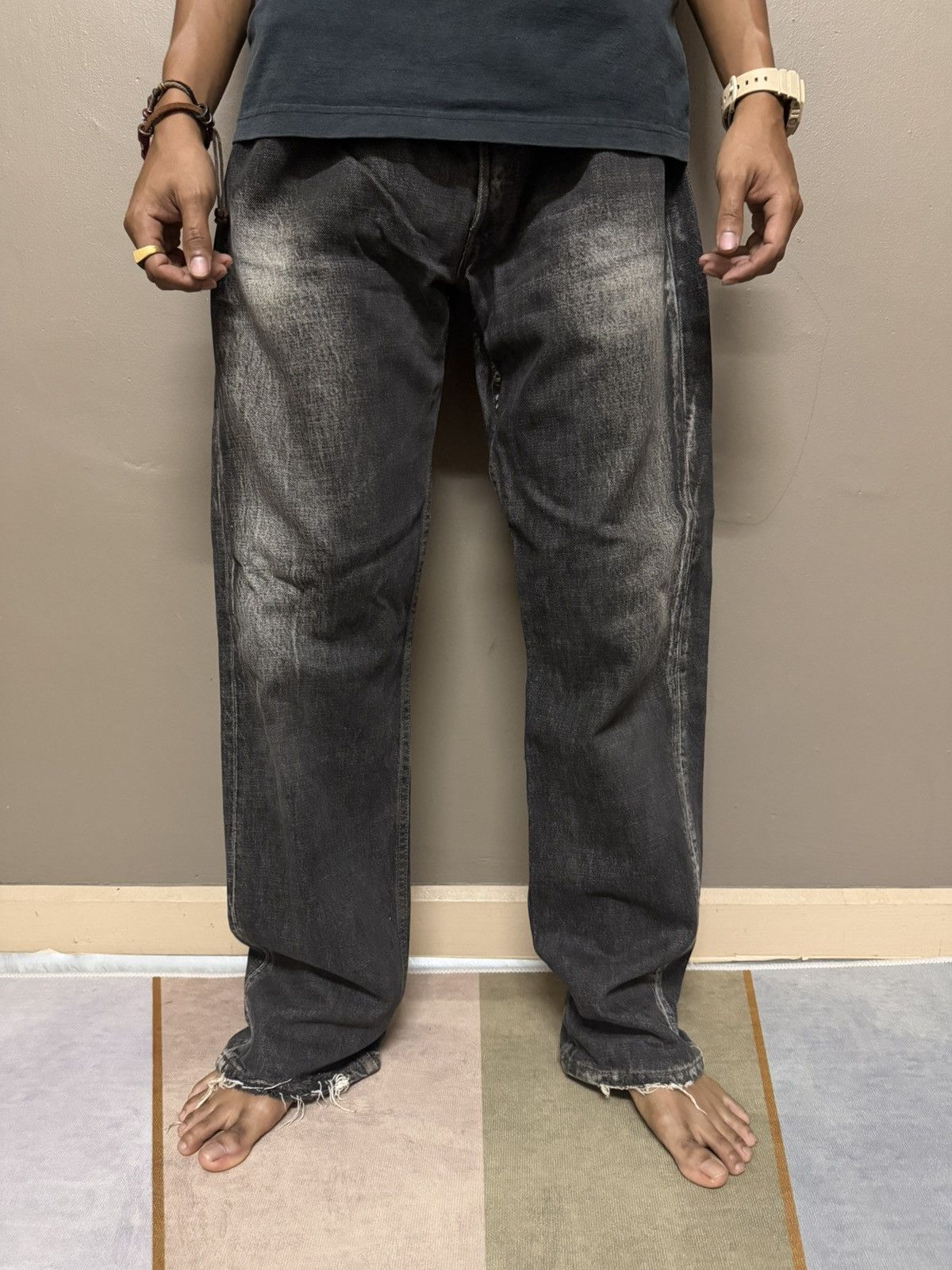 Levi's Vintage Distressed Levis Lot 501 Denim Jeans Size US 34 / EU 50 - 16 Thumbnail