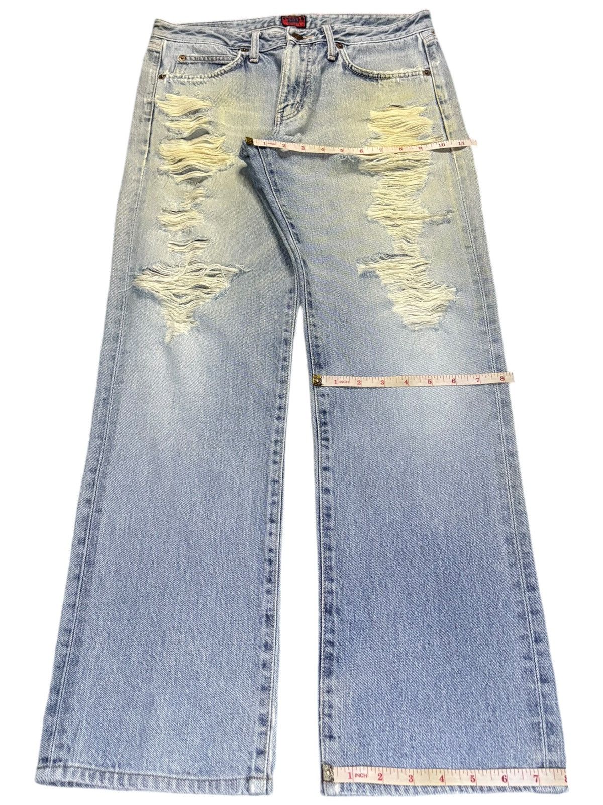 Edwin × Japanese Brand Vintage Japanese Edwin 503 Low Rize Mud Wash Loose Jeans Size US 32 / EU 48 - 14 Thumbnail