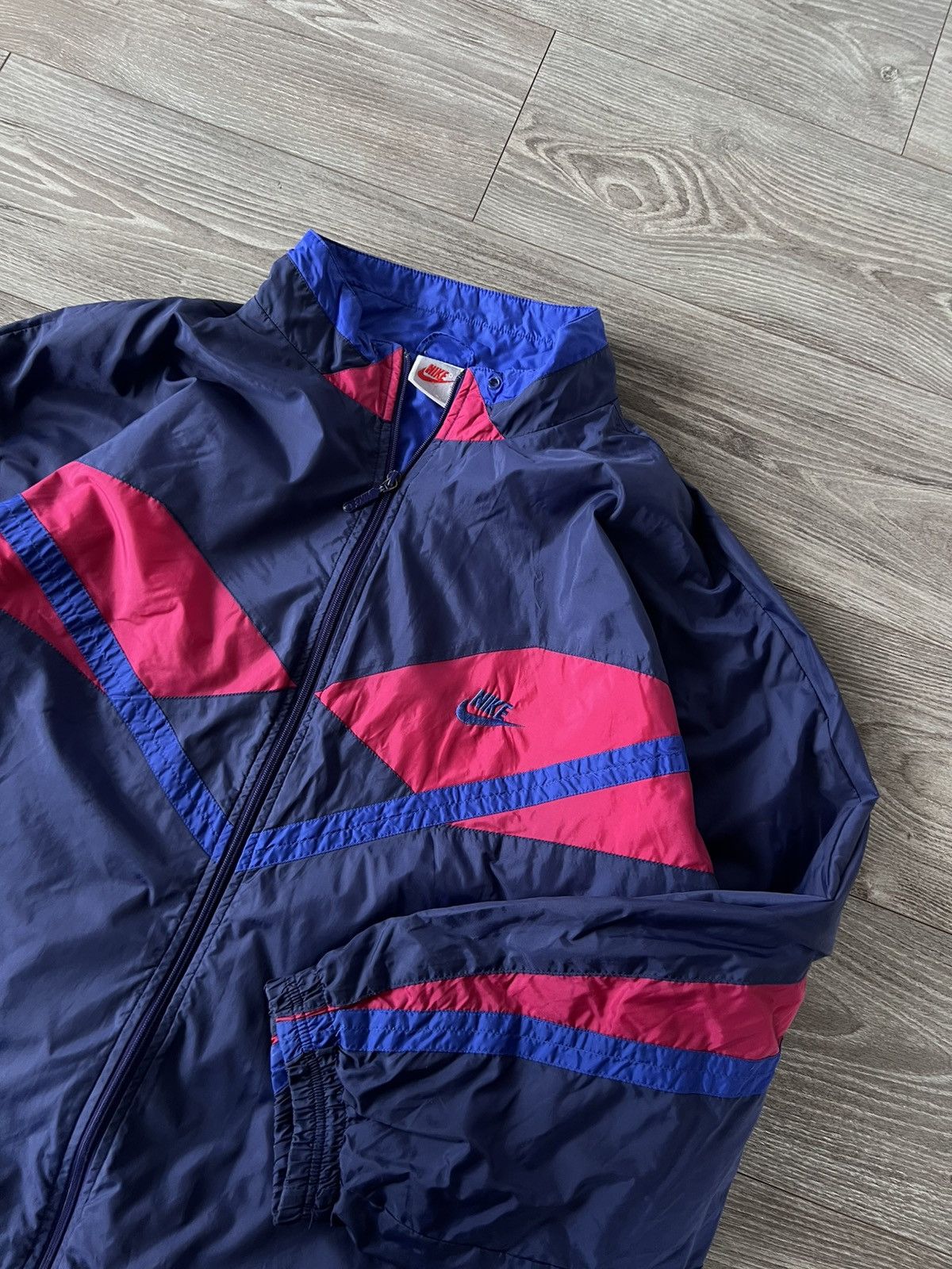Nike × Vintage ‼️Vintage Nike Archival 90s Windbreaker Olympic Zip Jacket‼️ Size US XL / EU 56 / 4 - 9 Thumbnail