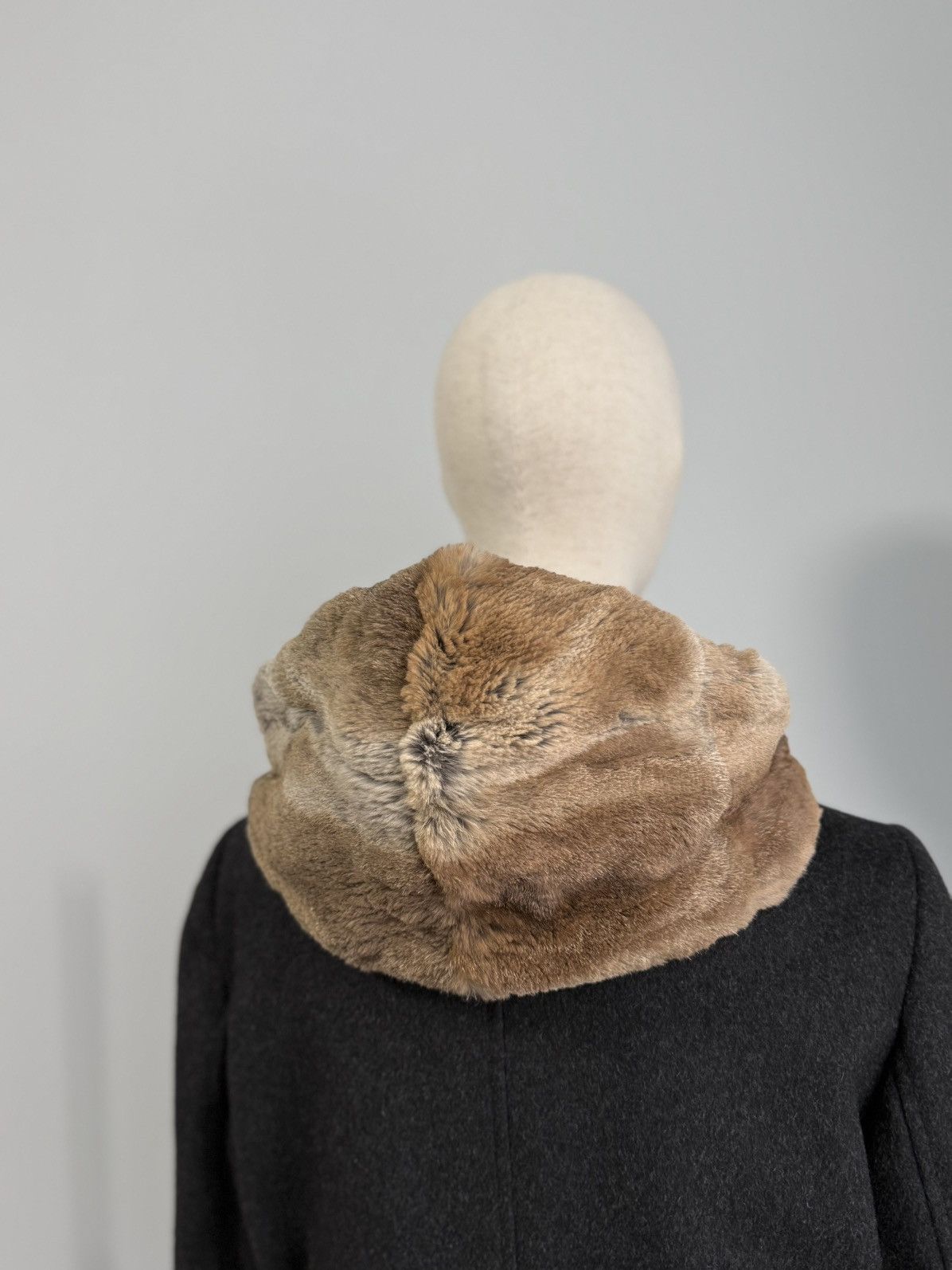 Dolce & Gabbana Dolce & Gabbana D&G Black Wool Coat Real Rabbit Fur Hood Size M / US 6-8 / IT 42-44 - 10 Thumbnail