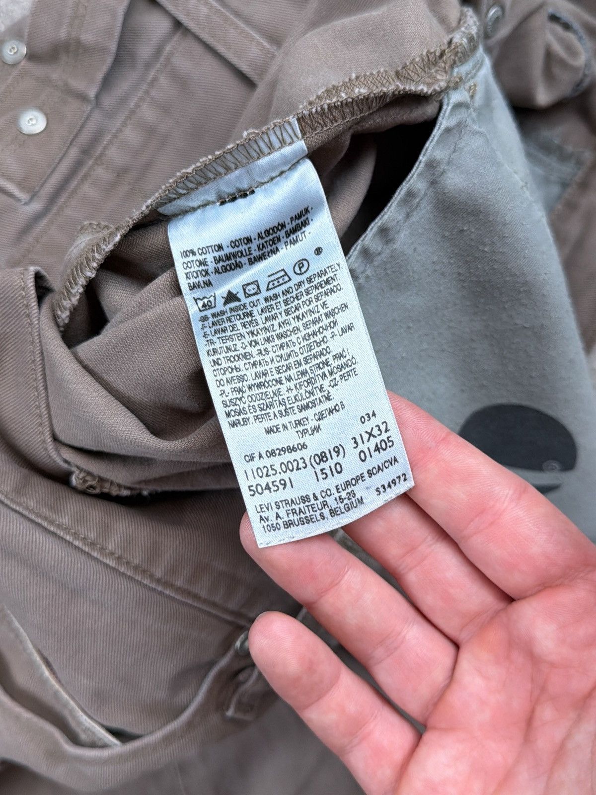 Levi's Levis Engineered Jeans Buckleback Tag W31 Size US 31 - 7 Thumbnail