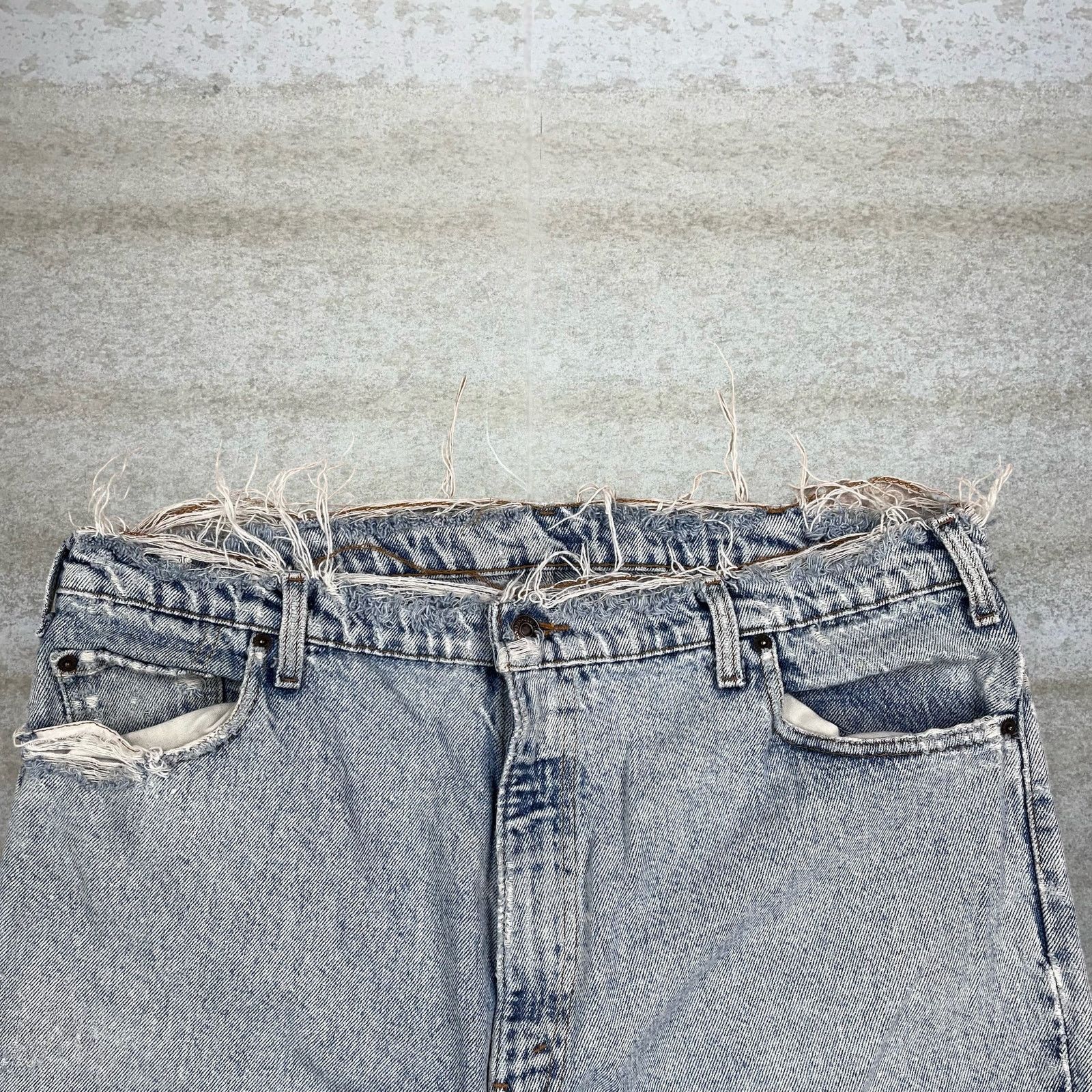 Levi's Vintage 80s Levis Jeans 540 40x28 Relaxed Fit Light Wash Size US 40 / EU 56 - 4 Thumbnail