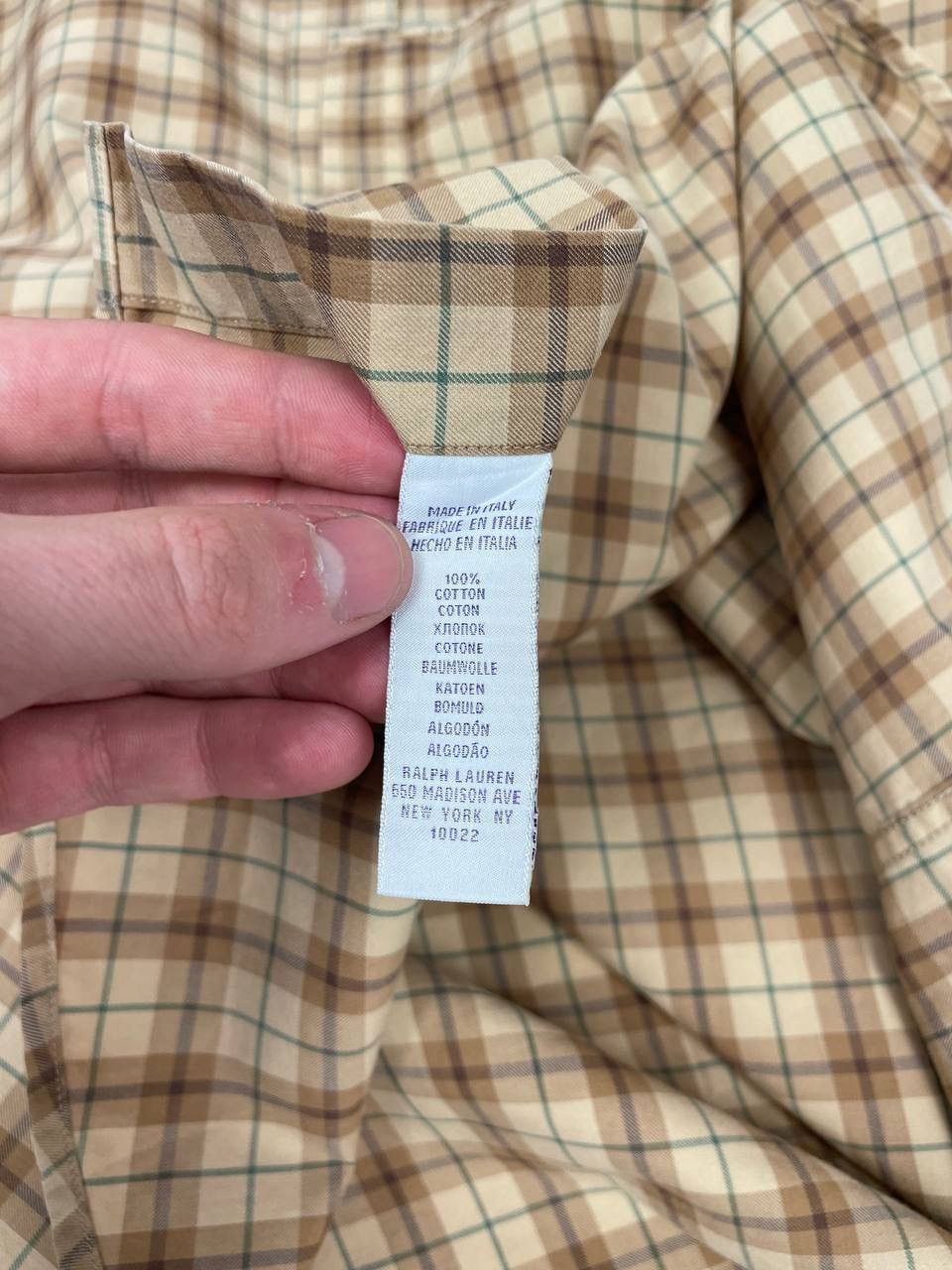 Ralph Lauren Purple Label Polo Ralph Lauren Purple Label Shirt Button Up Check Size US XL / EU 56 / 4 - 13 Thumbnail
