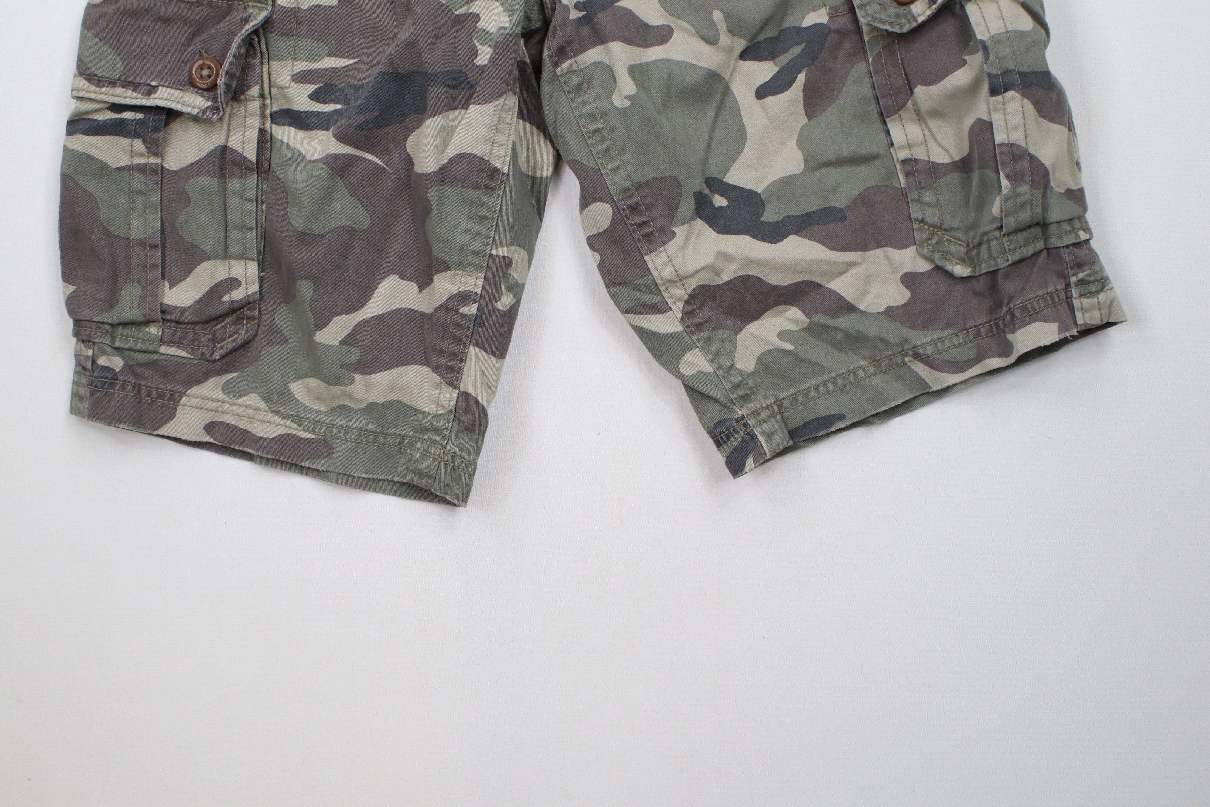 American Eagle Outfitters × Vintage Vintage Y2K American Eagle Outfitters Camouflage Shorts Size US 31 - 4 Thumbnail