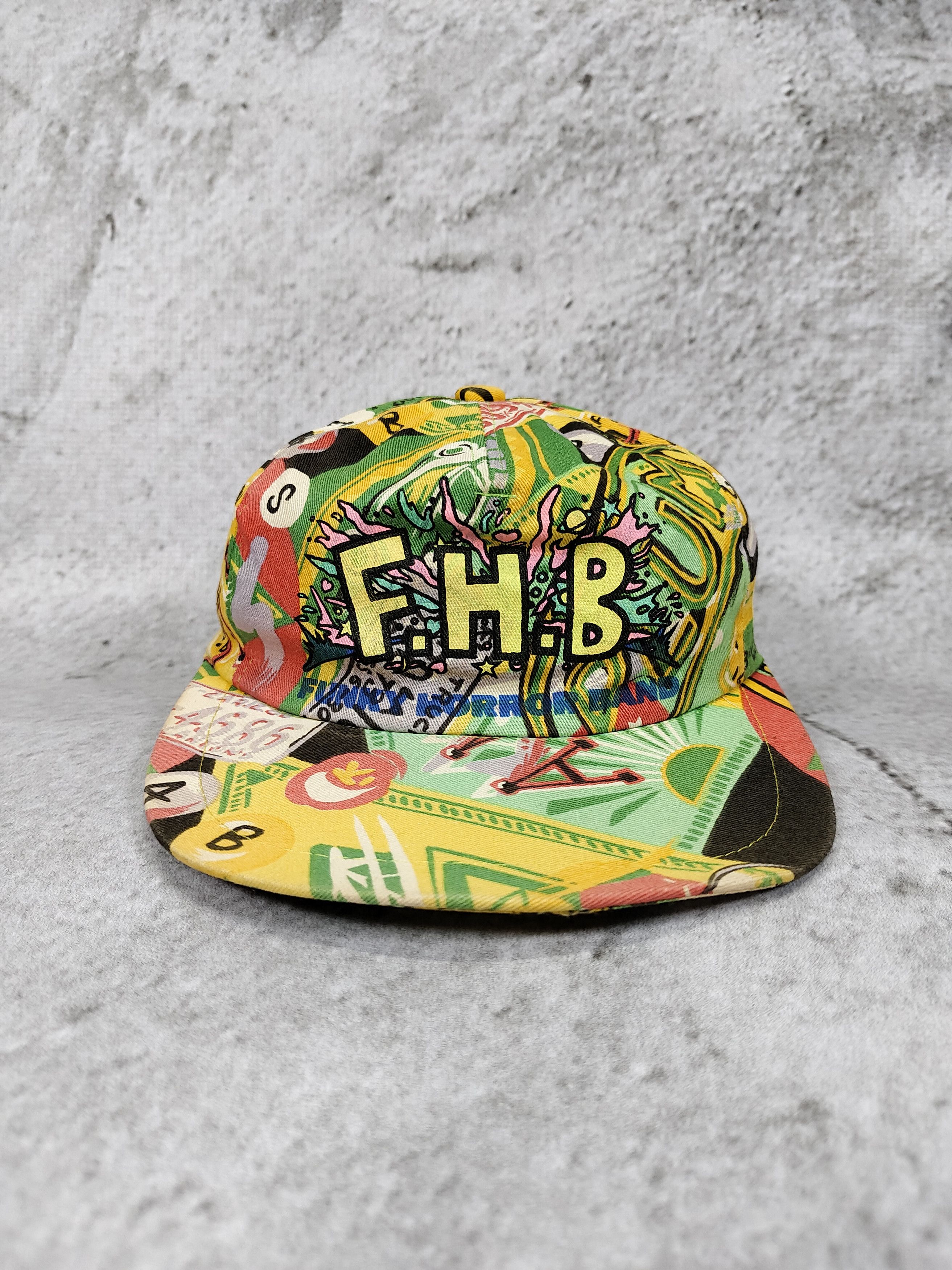 Band Tees 90s Funky Horror Band🔥Archive AOP Graffiti Abstract Y2K Cap Size ONE SIZE - 1 Thumbnail
