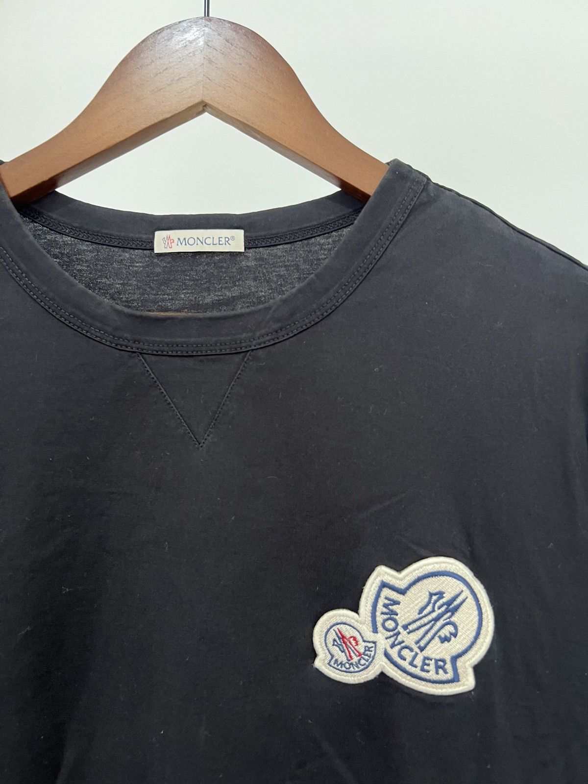 Moncler Moncler Double Logo T-Shirt Size US M / EU 48-50 / 2 - 2 Thumbnail