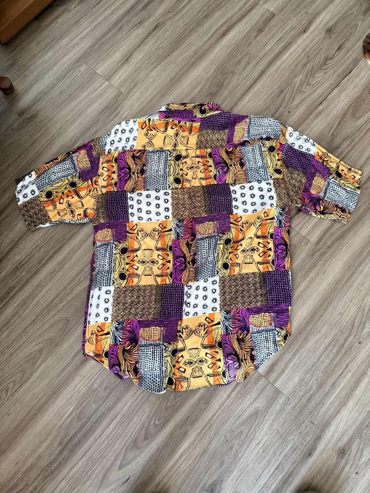 City Streets Vintage City Streets Shirt Abstract Pattern Short Sleeve Size US M / EU 48-50 / 2 - 4 Thumbnail
