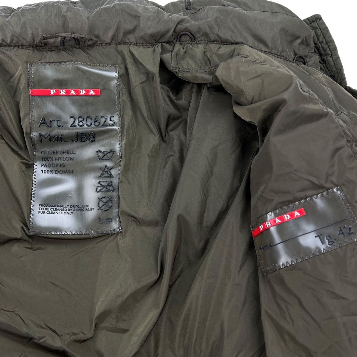Prada Prada Khaki Women’s Parka Jacket Size M / US 6-8 / IT 42-44 - 6 Thumbnail