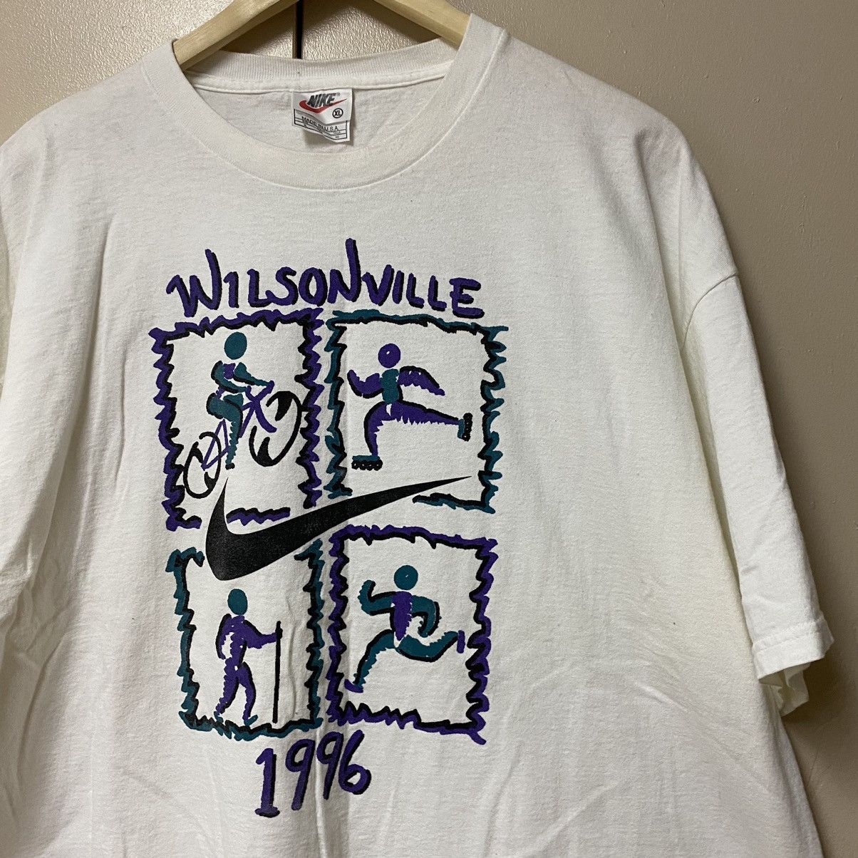 Vintage Nike Wilsonville Oregon Shirt Size XL Sports