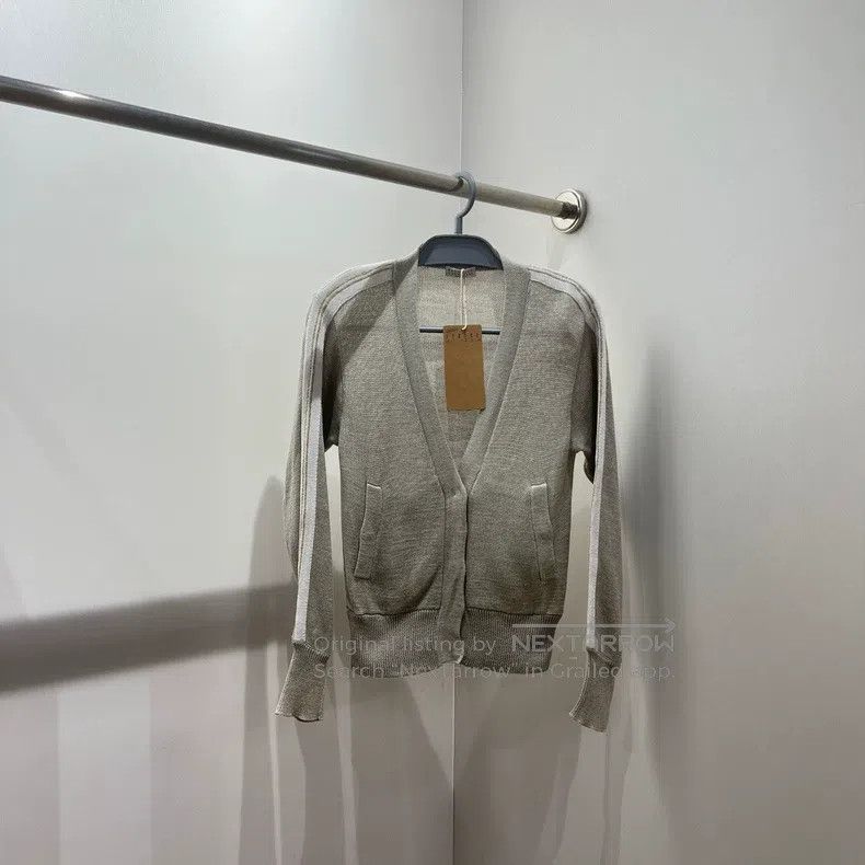 Brunello Cucinelli Brunello Cucinelli Beaded edge knit cardigan Size XS / US 0-2 / IT 36-38 - 1 Thumbnail