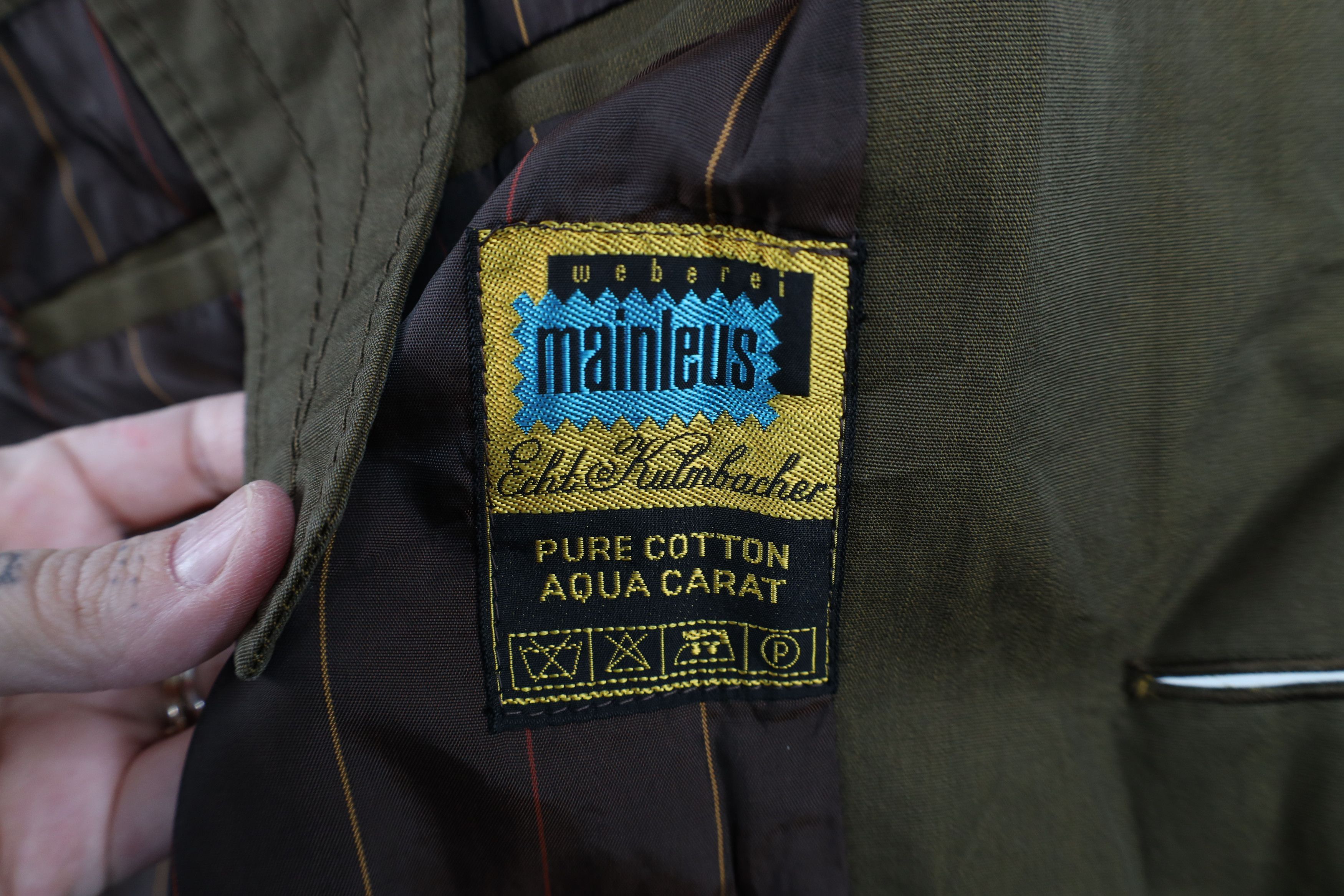 Vintage Vintage 60s 70s Streetwear Cotton Rain Coat Jacket Brown Size US XXL / EU 58 / 5 - 11 Thumbnail