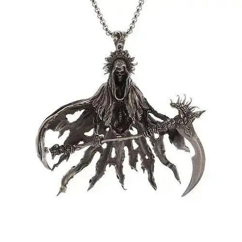 Jewelry Gothic Vintage Skeleton Necklace Size ONE SIZE - 3 Thumbnail