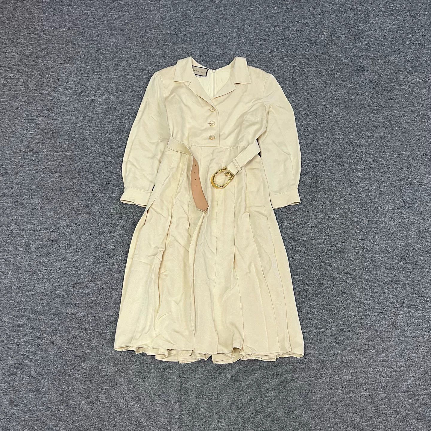 Gucci gucci beige long sleeve dress size 40 Size M / US 6-8 / IT 42-44 - 1 Thumbnail