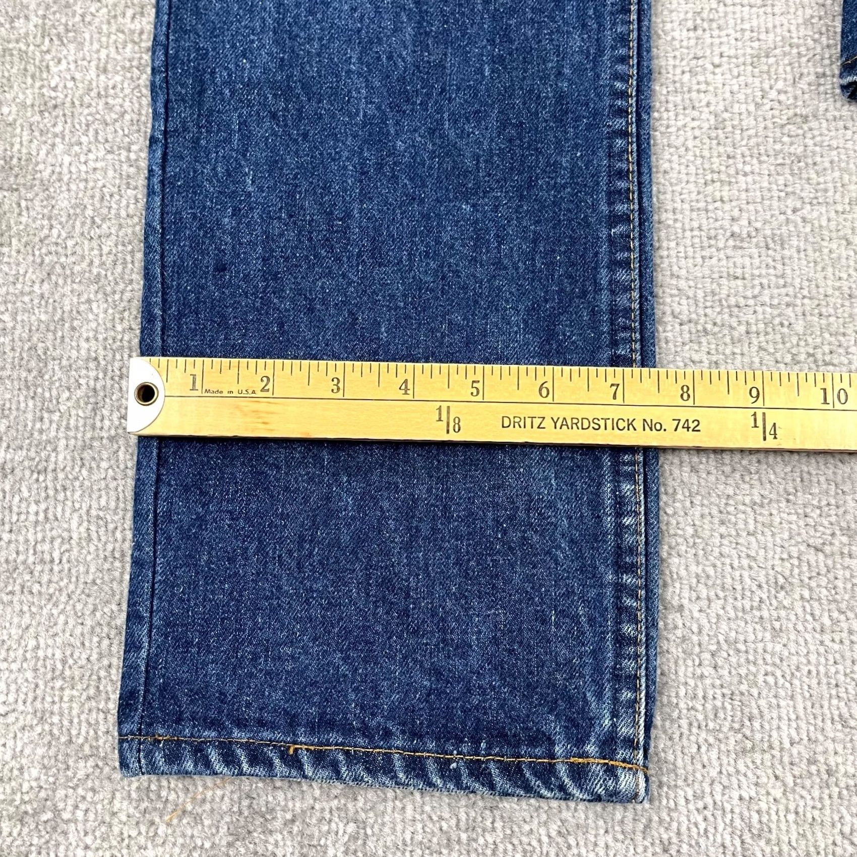 Levi's VINTAGE Levi's Jeans Mens 32 x 29 Slim Straight Blue Denim USA Made 90s Retro Orange Tab Mens Size US 32 / EU 48 - 6 Thumbnail