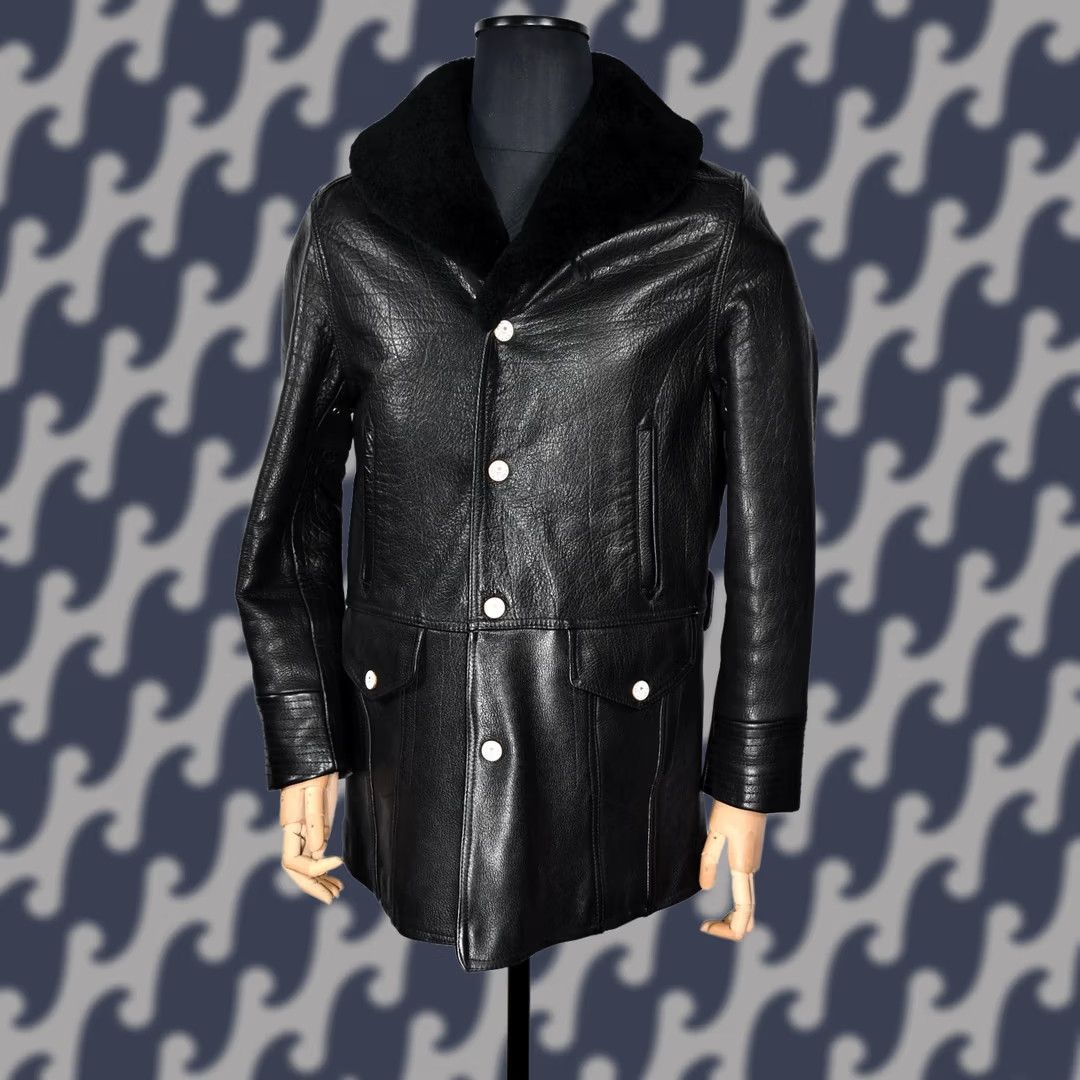 Levi's Levi's RED Leather Black Coat Wool Lining Men's Winter Jacket M Black Leather Wool Lining Jacket Mens M jacket coat Size US M / EU 48-50 / 2 - 1 Thumbnail