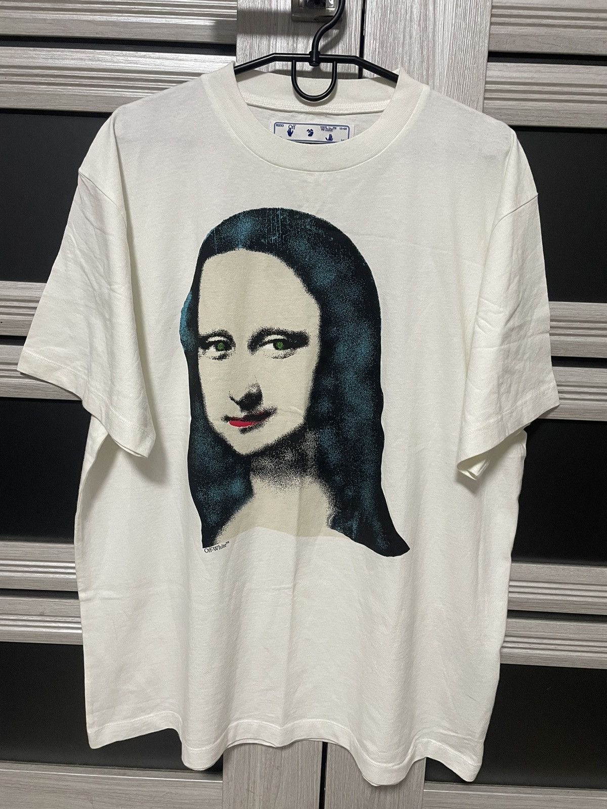 Off-White Off-White Mona Lisa Pivot Oversized Shirt Size US M / EU 48-50 / 2 - 1 Thumbnail