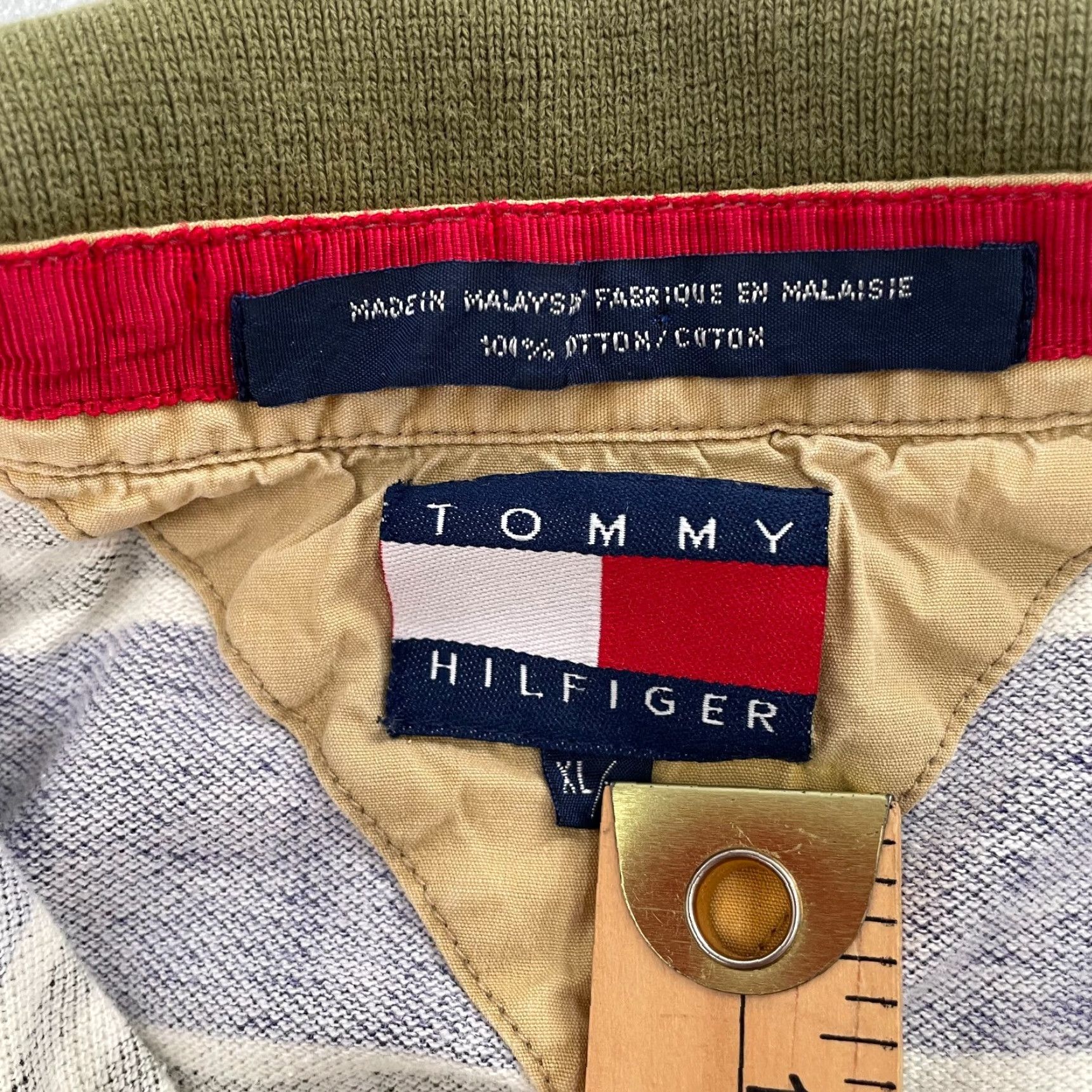 Tommy Hilfiger VINTAGE Tommy Hilfiger Polo Shirt Adult XL Military 90s Camouflage Logo Outdoor Casual Size US XL / EU 56 / 4 - 5 Thumbnail
