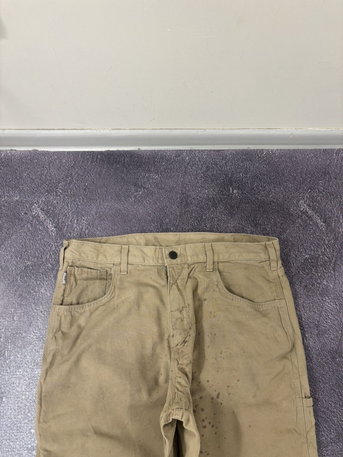 Carhartt Vintage Carhartt Flame Resistant Work Carpenter Baggy Pants Size US 36 / EU 52 - 15 Thumbnail