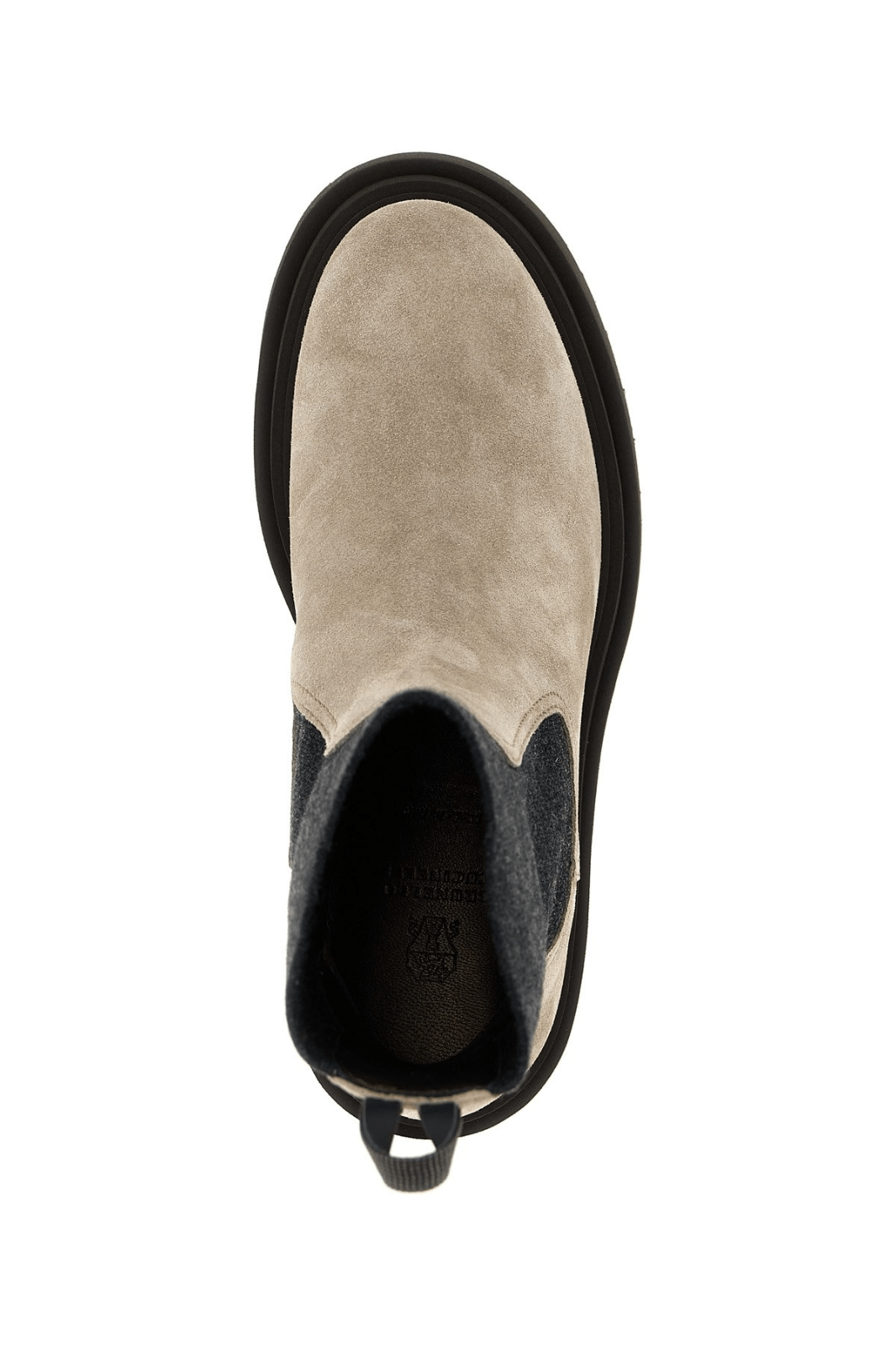 Brunello Cucinelli BRUNELLO CUCINELLI Beige Suede Ankle Boots New & Authentic Size US 7 / IT 37 - 4 Thumbnail