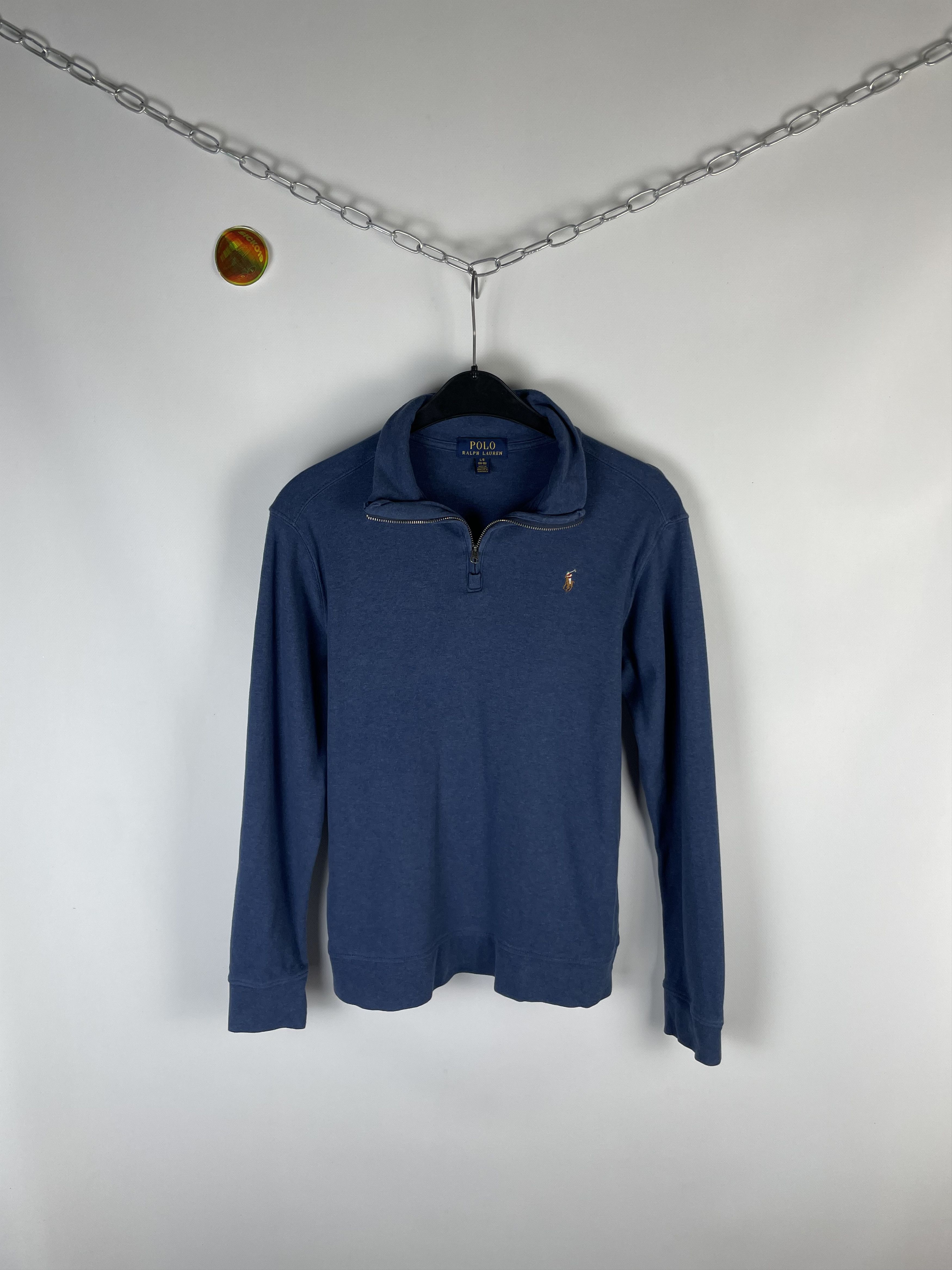Polo Ralph Lauren × Vintage Vintage Polo Ralph Lauren 1/3 Zip Sweater Size US XXS / EU 40 - 1 Thumbnail