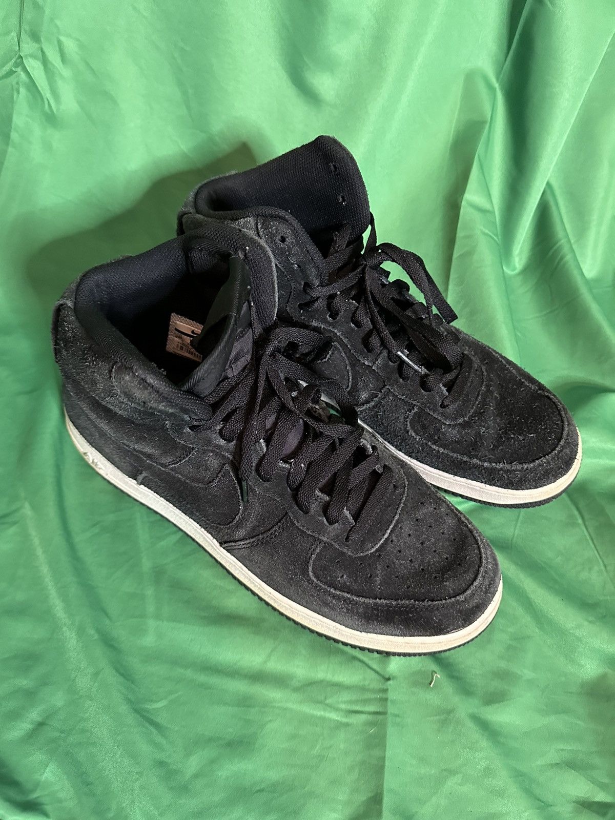 Air Force 1 ‘07 Triple Black suede sneakers