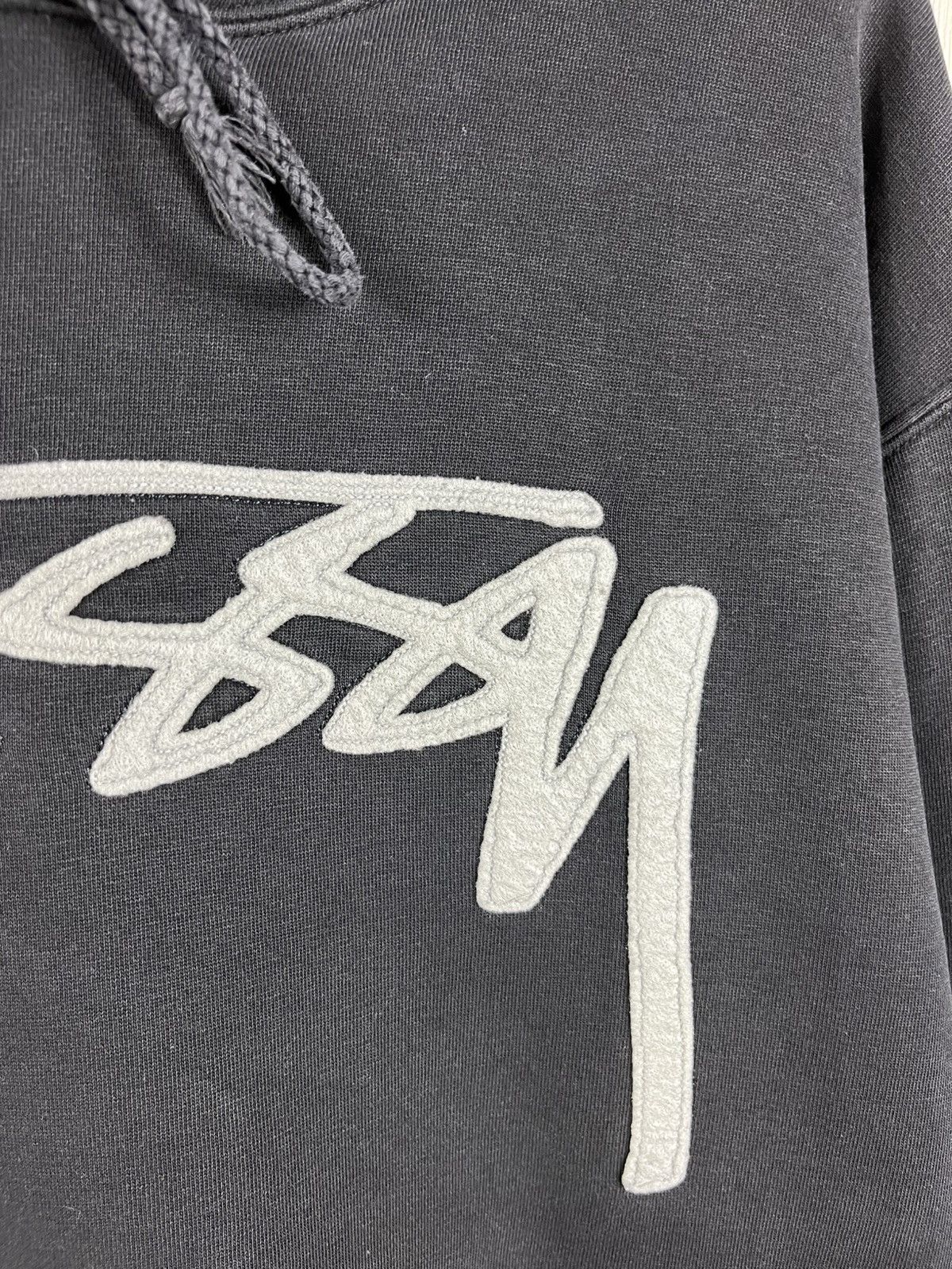 Stussy × Vintage Vintage 80s Stussy central big logo y2k hoodie sweatshirt Size US M / EU 48-50 / 2 - 11 Thumbnail