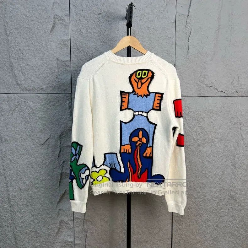 Louis Vuitton Louis Vuitton Cartoon Puzzle Portrait Sweater Size US M / EU 48-50 / 2 - 2 Thumbnail