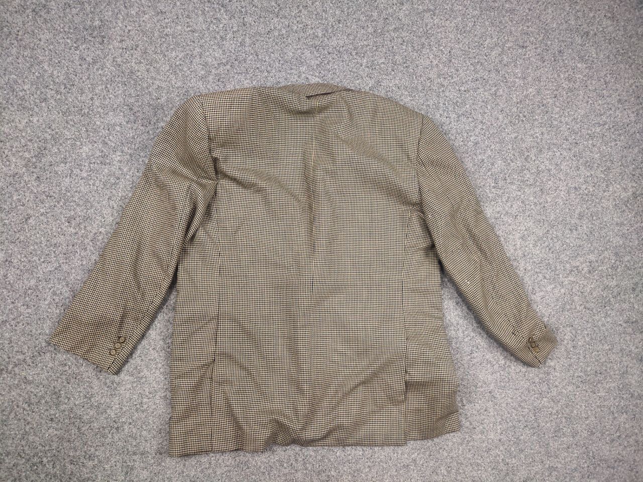 Brioni Brioni Vintage Houndstooth pattern Wool Beige Blazer Jacket Size US L / EU 52-54 / 3 - 10 Thumbnail