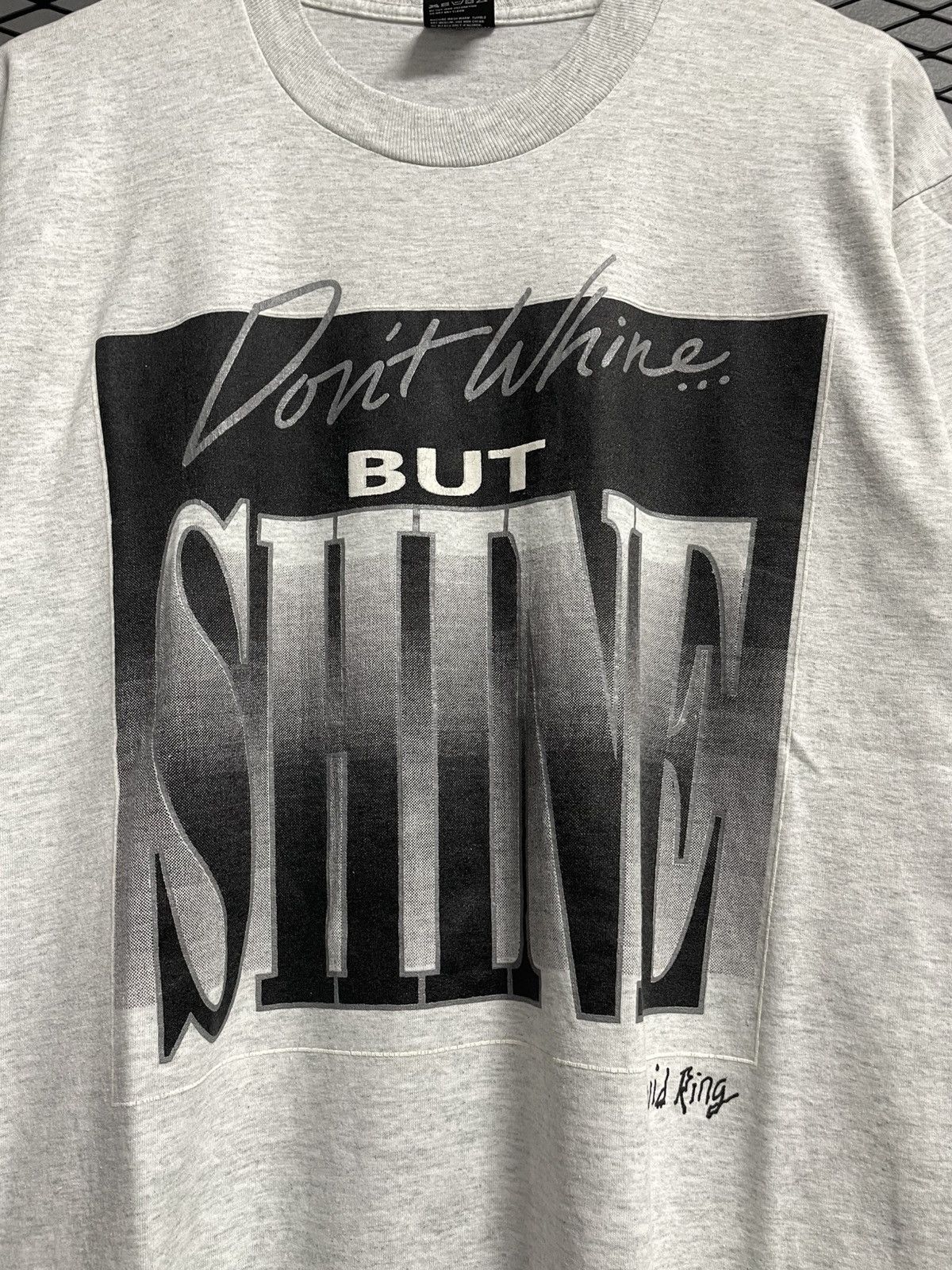 Other Vintage 90s Don't Whine But Shine David Ring T-Shirt. Size US XL / EU 56 / 4 - 3 Thumbnail