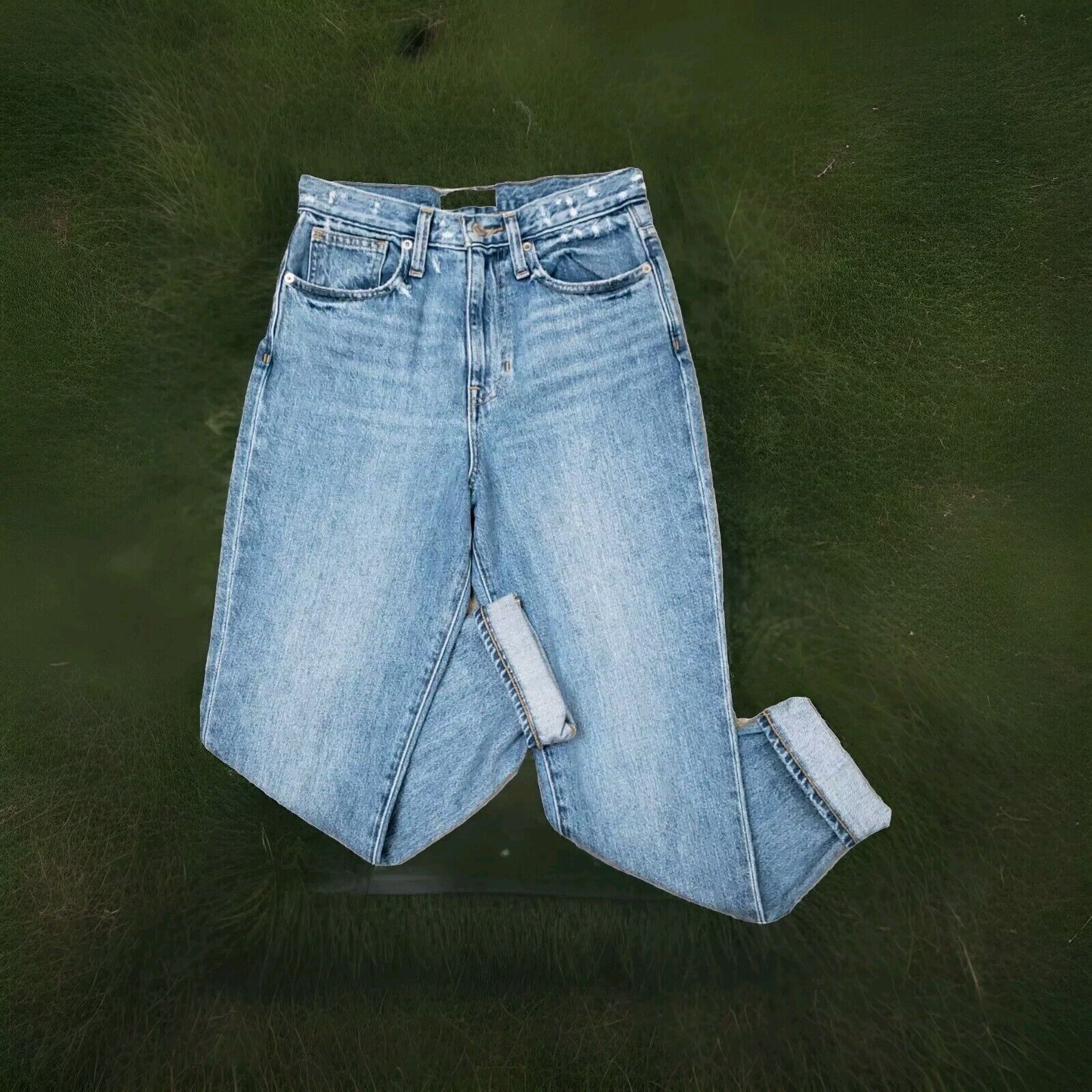 MADEWELL The Mom jean High Rise In Melva Wash Tapered Leg 25