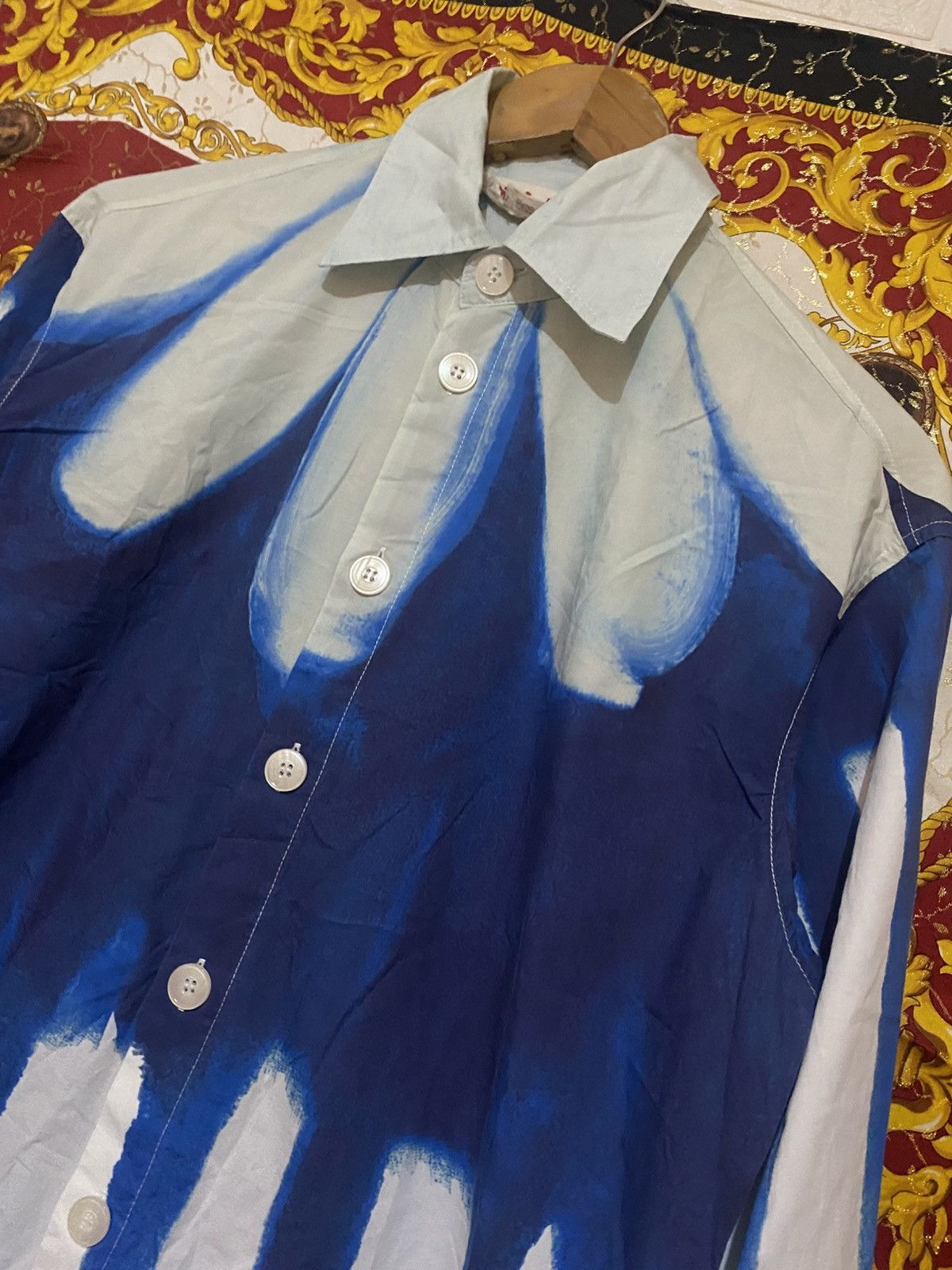 Marni Marni SS22 "dripping daisy print poplin shirt dress" Size XS / US 0-2 / IT 36-38 - 3 Thumbnail