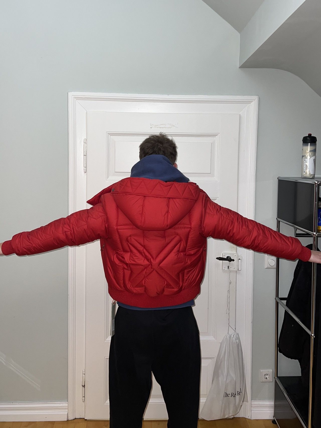 Off-White Off White Red Downjacket Size US S / EU 44-46 / 1 - 20 Thumbnail