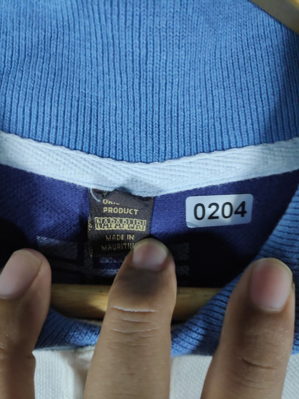 Designer × Napapijri Napapijri Italian Casual Wear Color Block Polo Size L Size US L / EU 52-54 / 3 - 6 Thumbnail