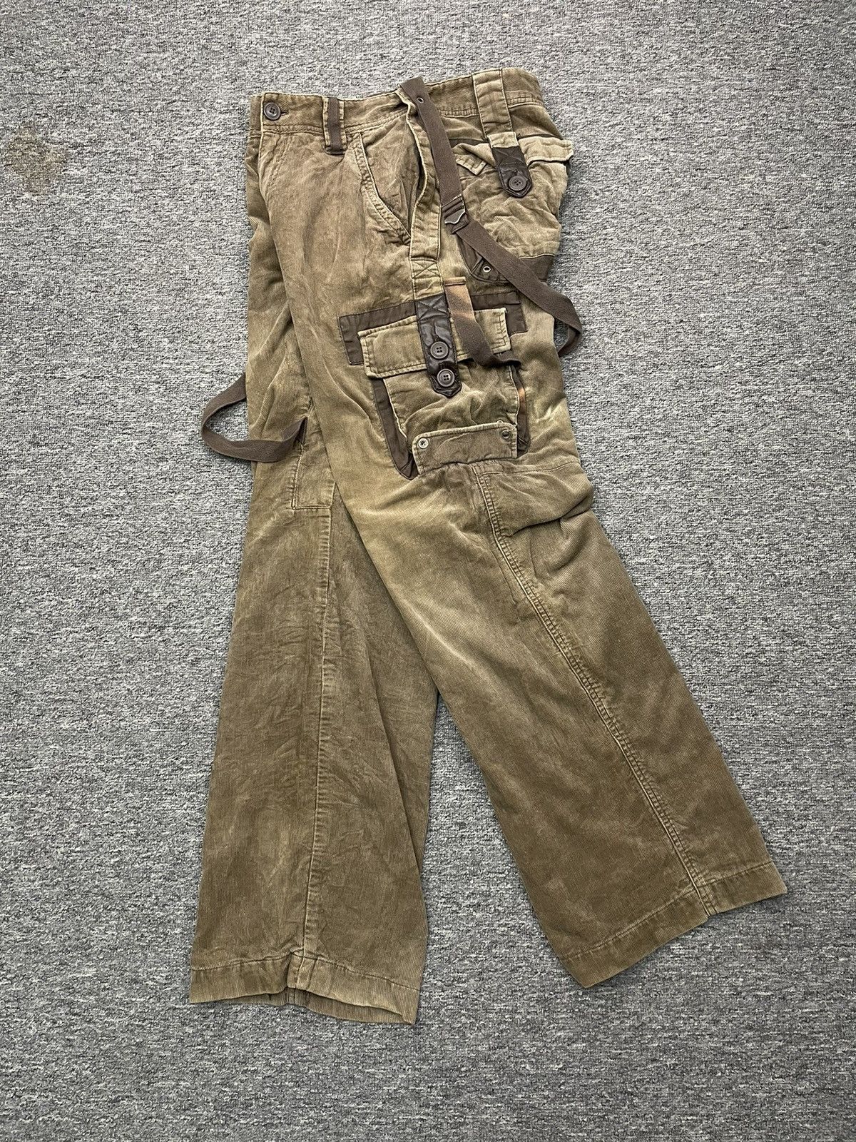 Japanese Brand Japanese Brand Sunfaded Tactical Cargo Pant Corduroy Size US 28 / EU 44 - 3 Thumbnail