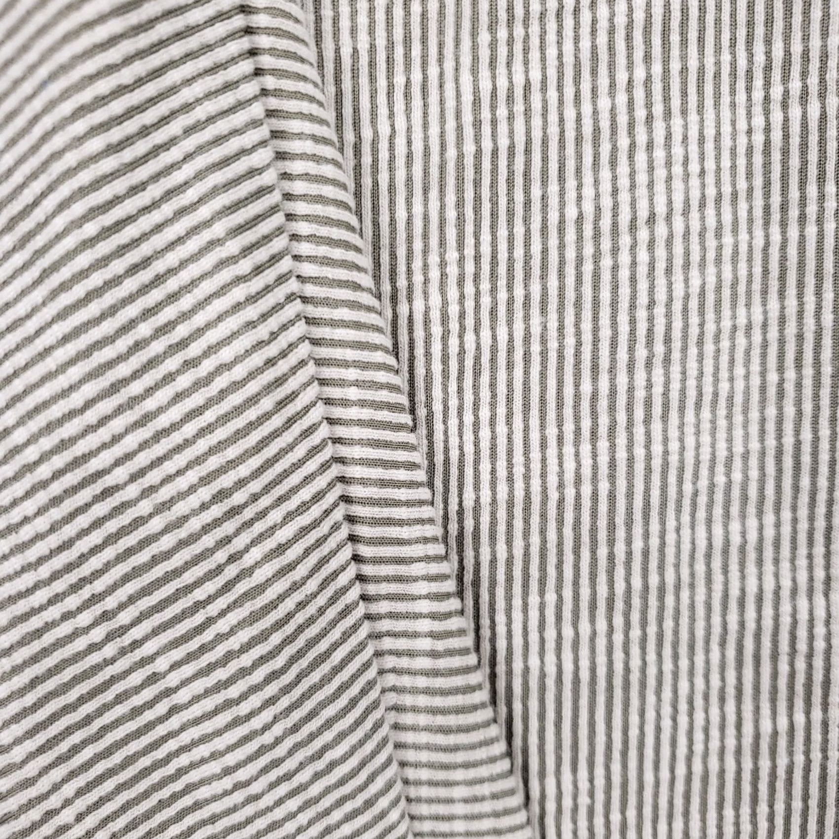 DONNI. Donni Cardigan Womens One Size Gray Osfa Knit Long Sleeve Ribbed Pockets Stretch Size ONE SIZE - 4 Thumbnail
