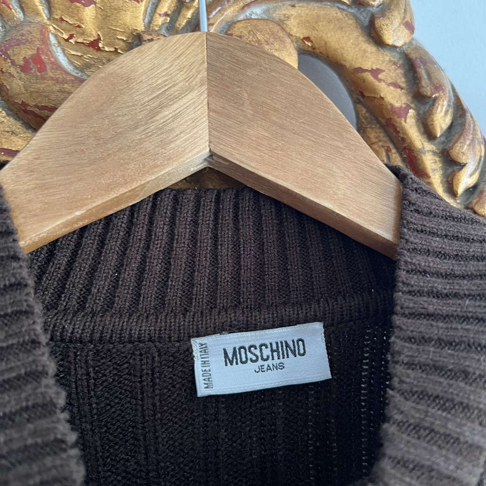 Moschino Vintage Moschino Jeans Knit Sweater Size M Size US M / EU 48-50 / 2 - 4 Thumbnail