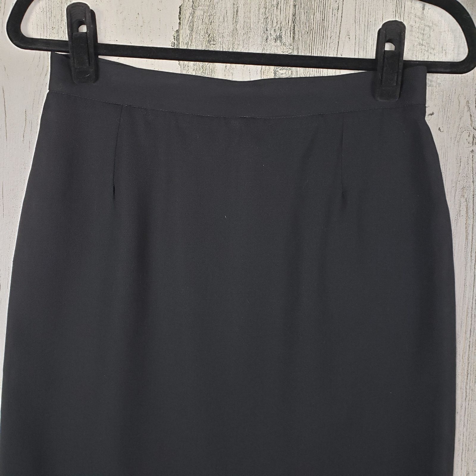 Other Ann Freedberg Black Elisa Lined Straight, Pencil Skirt 8 Size 30" / US 8 / IT 44 - 2 Thumbnail