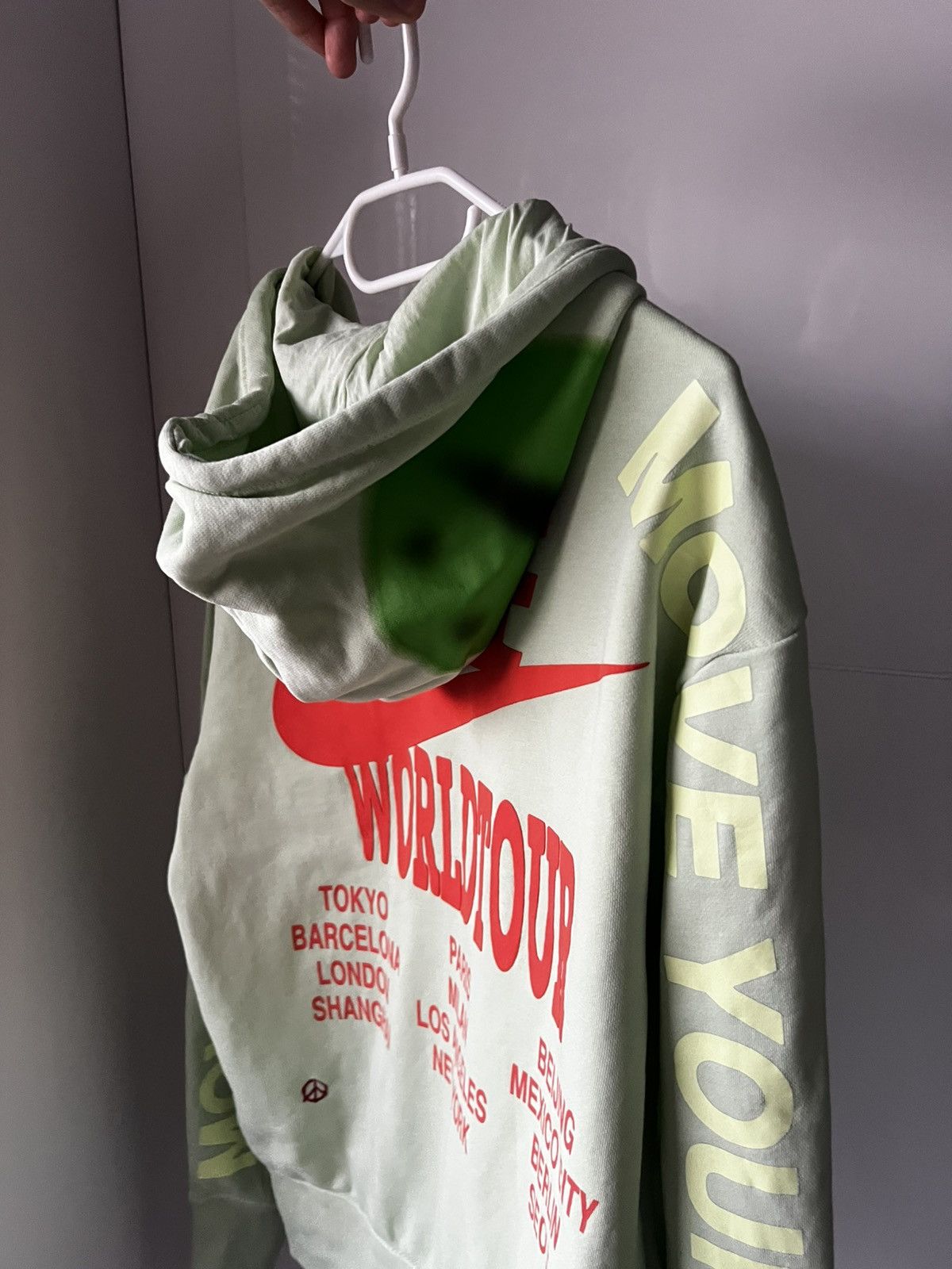 Nike Nike Sportswear World Tour Overprinted Avant Garde Hoodie Size US S / EU 44-46 / 1 - 3 Thumbnail