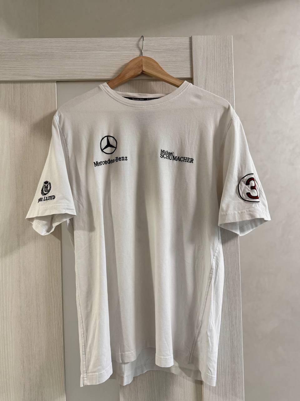 Formula 1 × Henri Lloyd × Mercedes-Benz F1 Schumacher Henri Lloyd Mercedes Benz t-shirt Racing Size US L / EU 52-54 / 3 - 1 Thumbnail