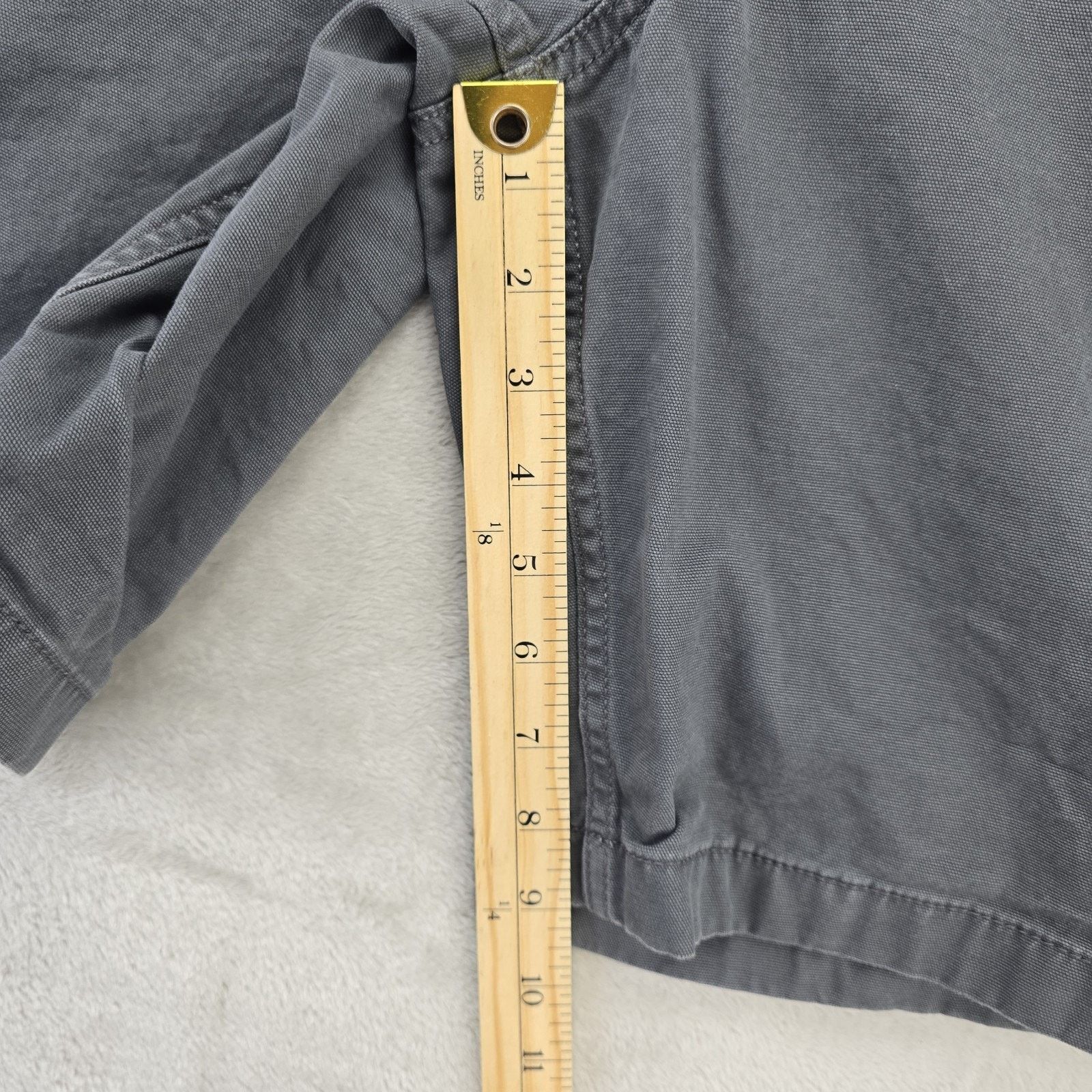 Carhartt Carhartt Shorts Mens 34 (Fits 33x9) Gray Rugged Relaxed Fit Size US 33 - 10 Thumbnail