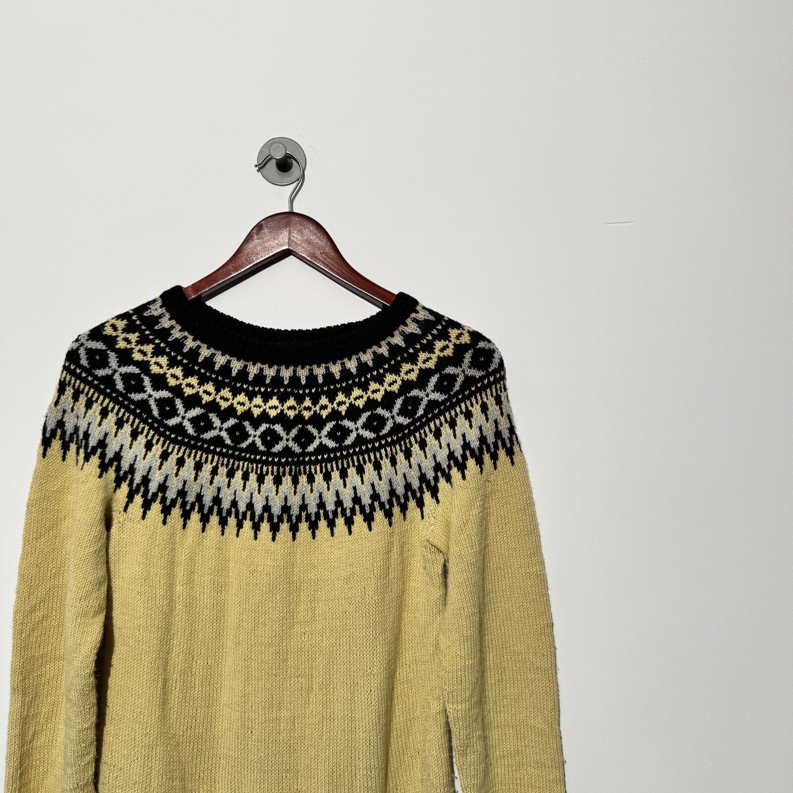Vintage Vintage Unisex Yellow Wool Sweater Size S Norway Christmas Size US S / EU 44-46 / 1 - 2 Thumbnail