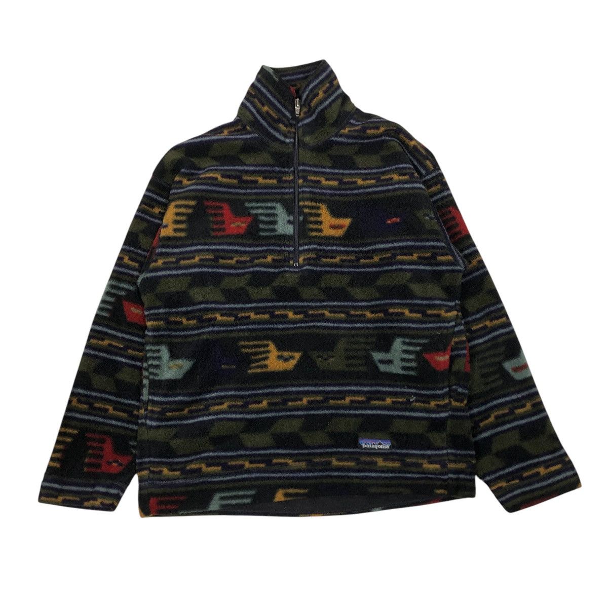 Patagonia VINTAGE PATAGONIA SYNCHILLA P’OP BLUE FALL 1995 HALF ZIPPER Size US XS / EU 42 / 0 - 1 Thumbnail