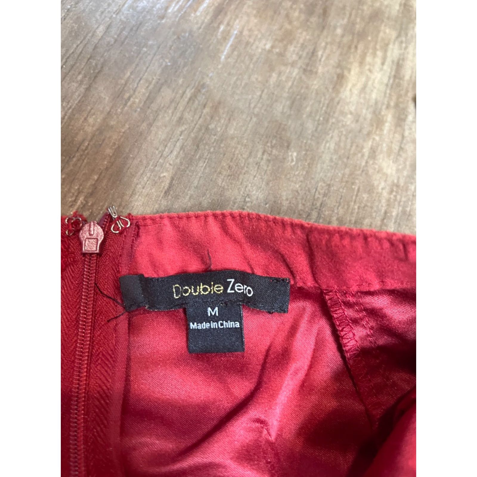 Doublet Double Zero Blouse Womens M Top Strapless Lace Up Sides Red Sleeveless Round Neck Casual Party/Cocktail Travel Regular Medium M Women Mens? Size M / US 6-8 / IT 42-44 - 4 Thumbnail