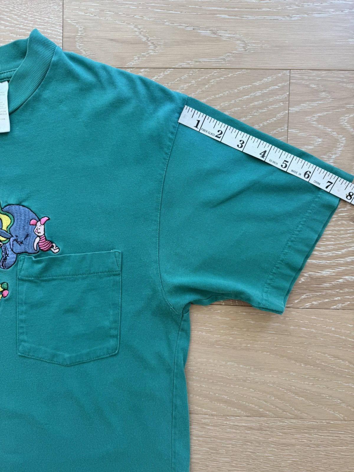 Disney Rare Vintage 90s Disney Eeyore Piglet Pooh pocket shirt Size US M / EU 48-50 / 2 - 10 Thumbnail